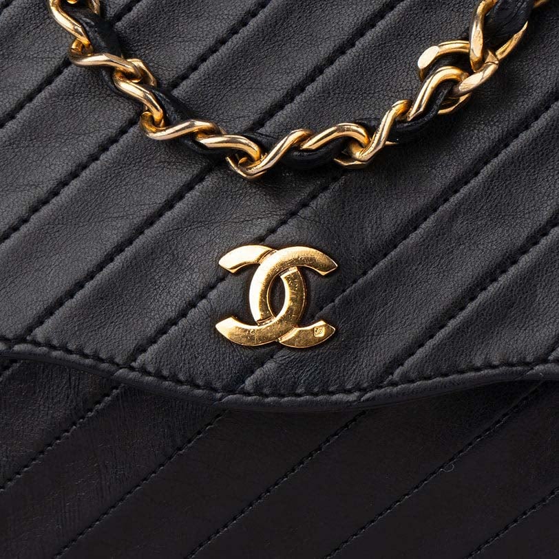 Chanel Chanel Quilted Lambskin 24K Gold Single Flap Shoulder Bag Divers