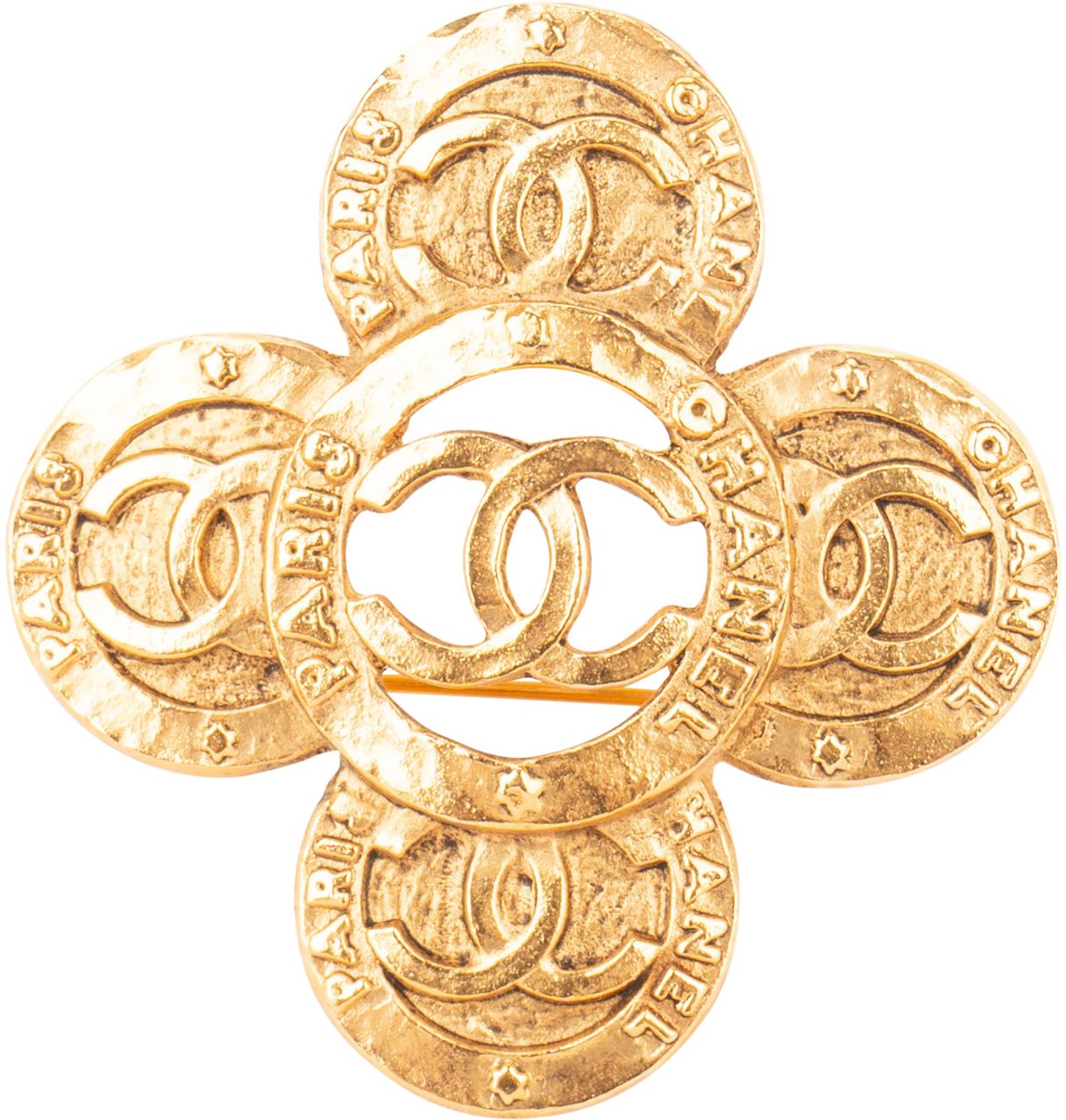 Chanel Chanel Golden Ouro Brooch Divers