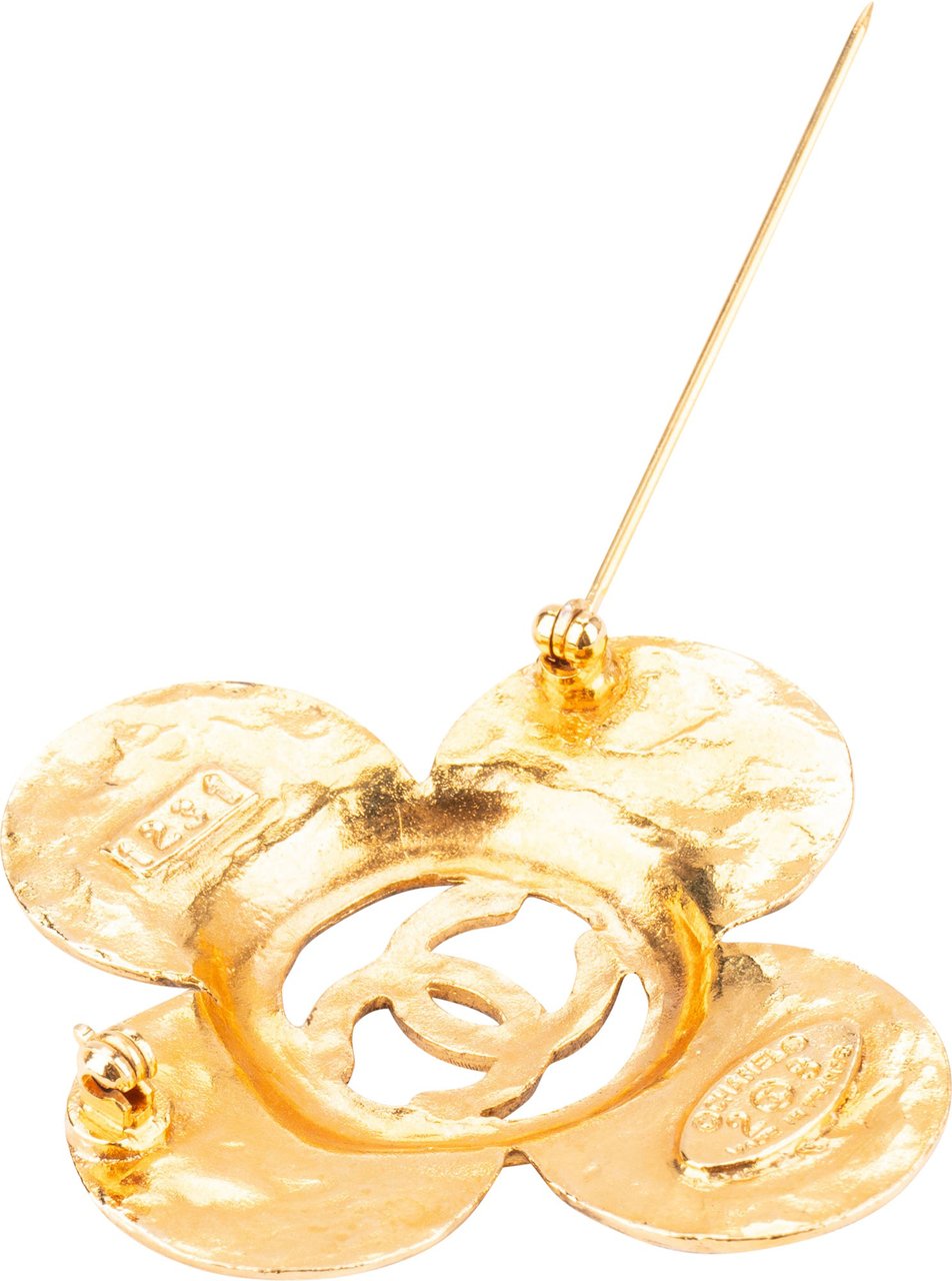 Chanel Chanel Golden Ouro Brooch Divers