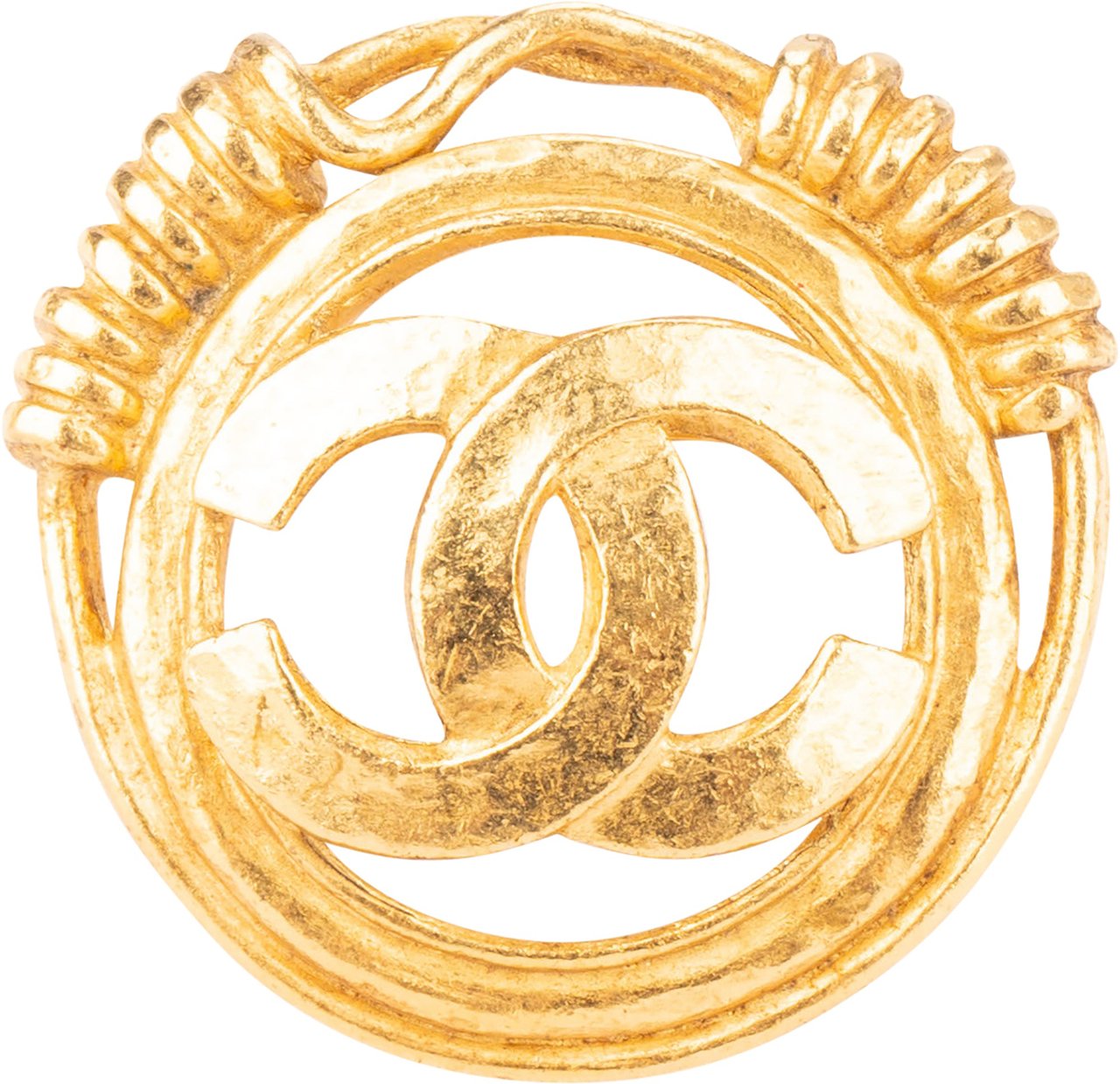 Chanel Chanel Golden Coco Mark Brooch Divers
