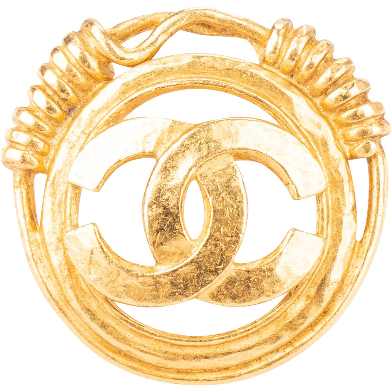 Chanel Chanel Golden Coco Mark Brooch Divers