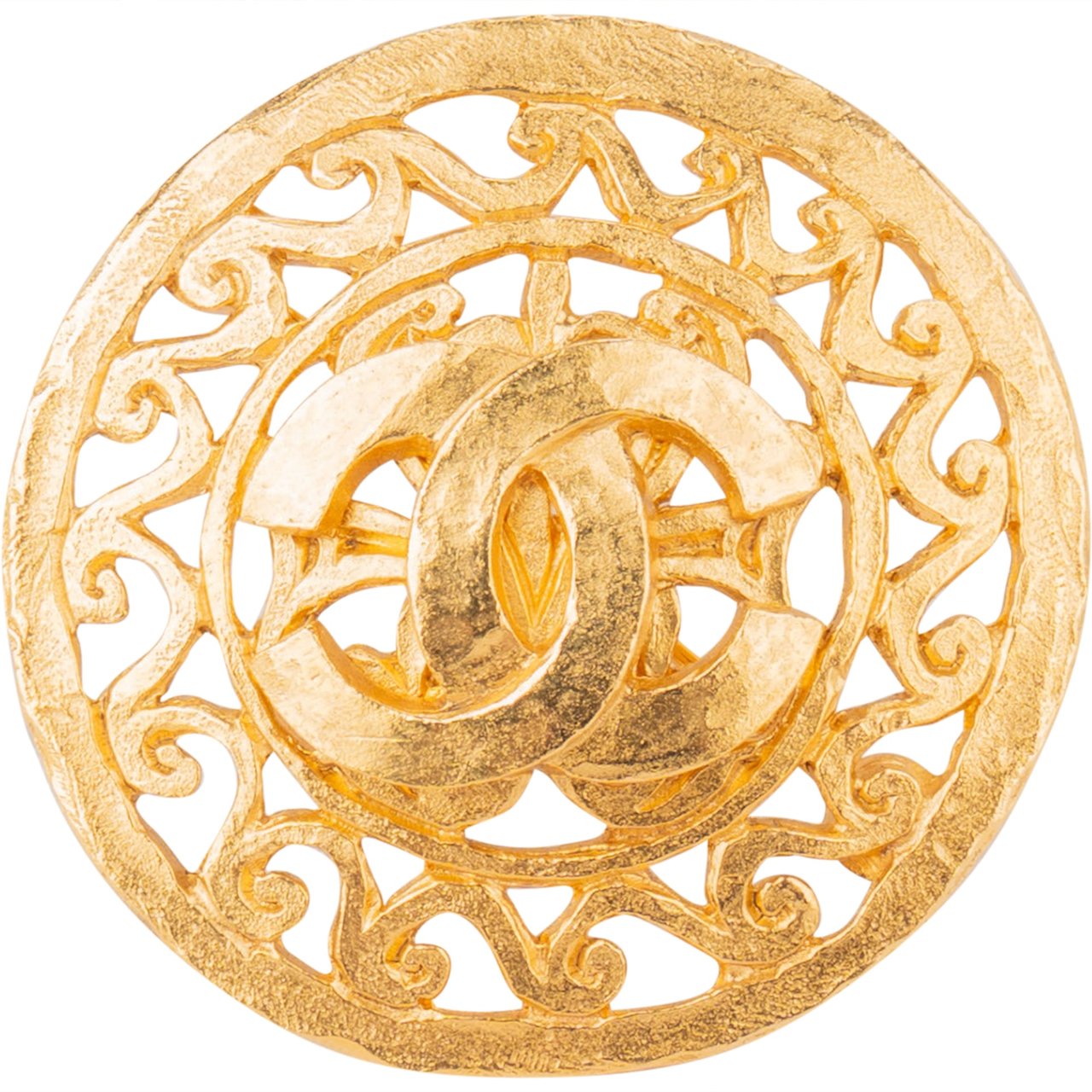 Chanel Chanel Golden Tendril Brooch Divers