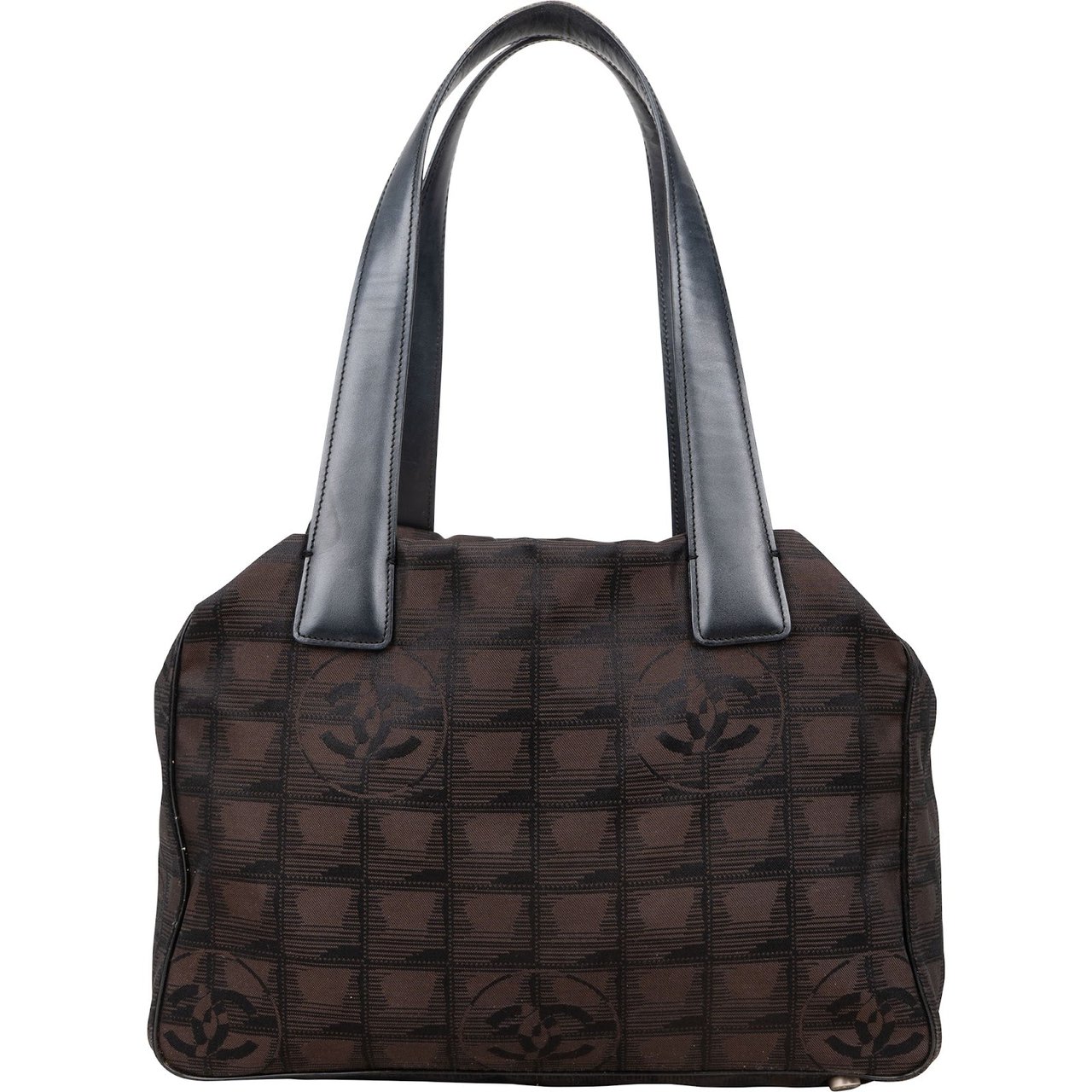 Chanel Chanel Monogram Travel Line Handbag Bruin