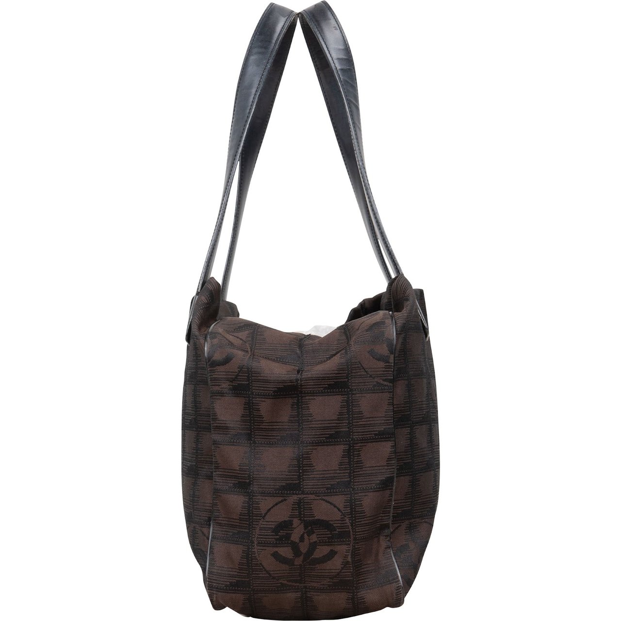 Chanel Chanel Monogram Travel Line Handbag Bruin