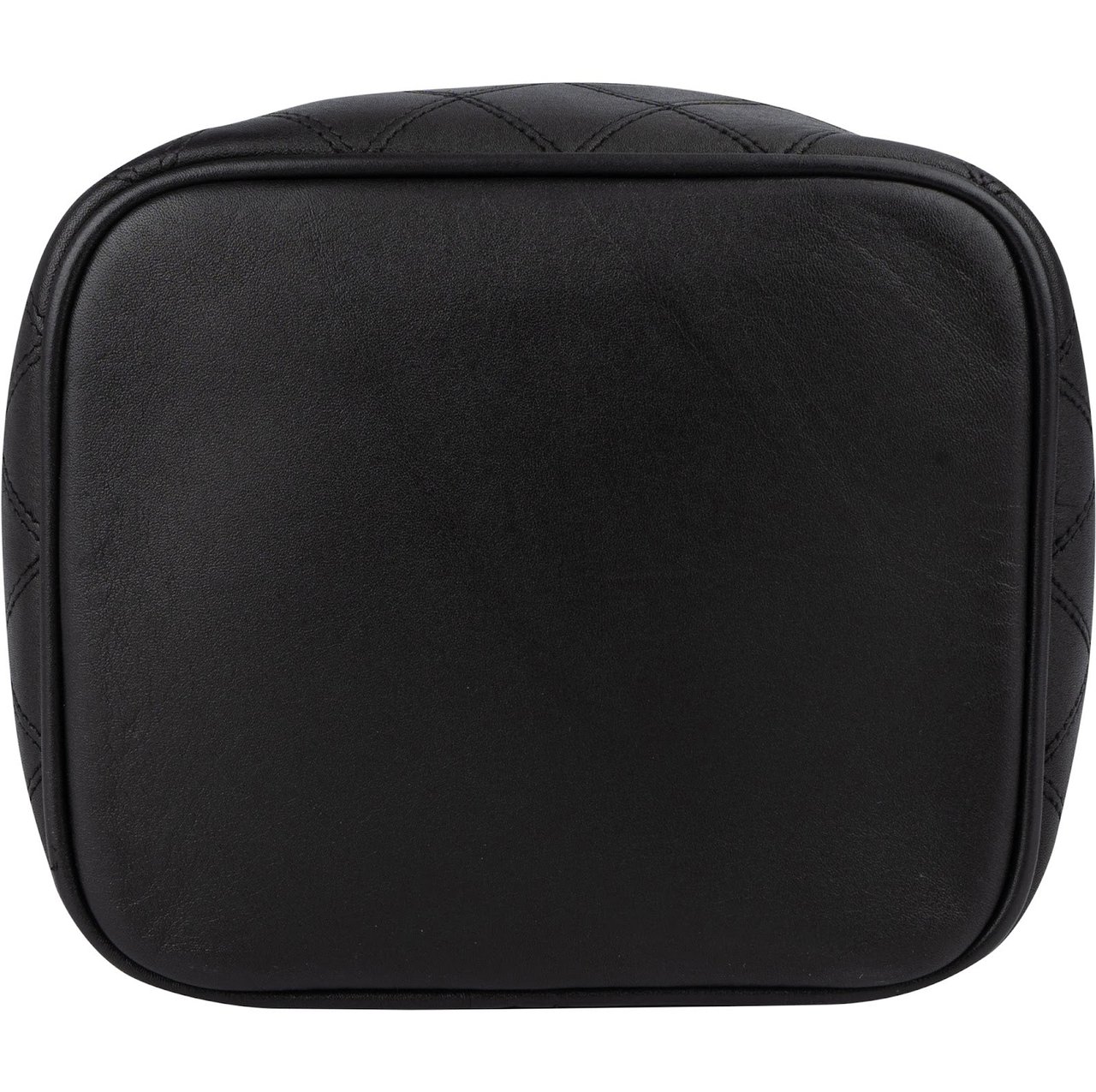 Chanel Stitching Lambskin Vanity Case Handbag Zwart