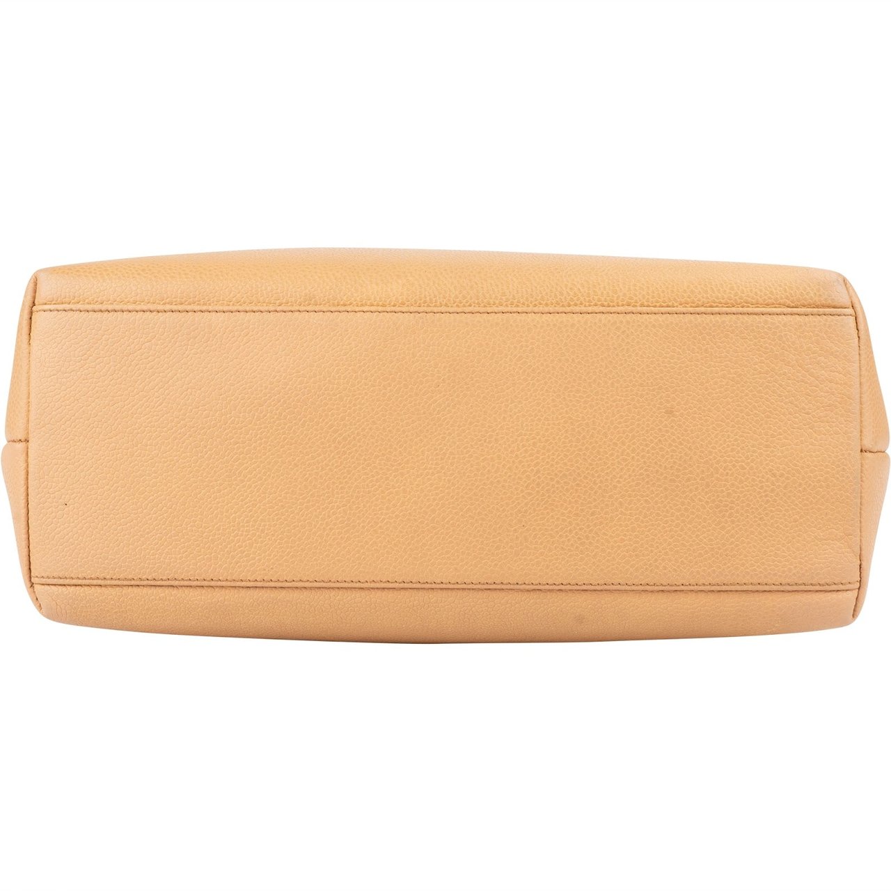 Chanel Chanel Caviar Leather CC Tote Shoulder Bag Beige