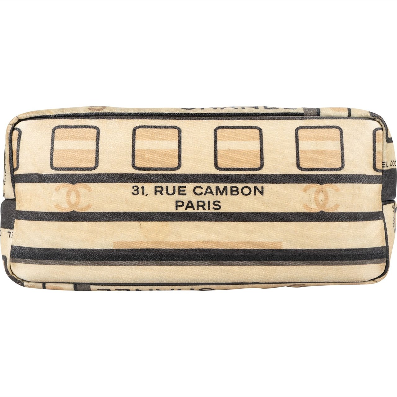 Chanel Chanel Central Station Grand Shopping Cambon Tote Handbag Beige