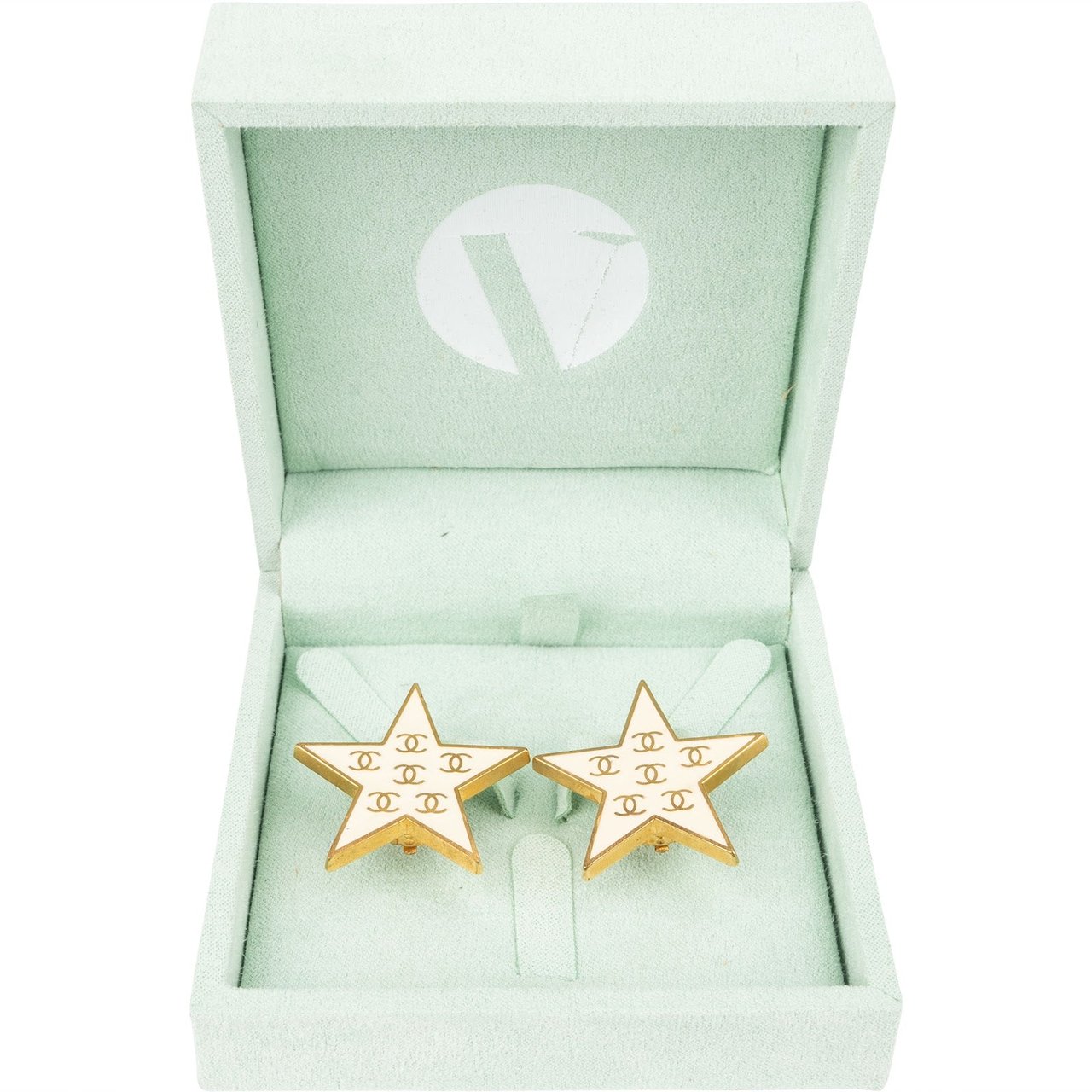 Chanel Chanel Golden Star Clip-On Earrings Goud
