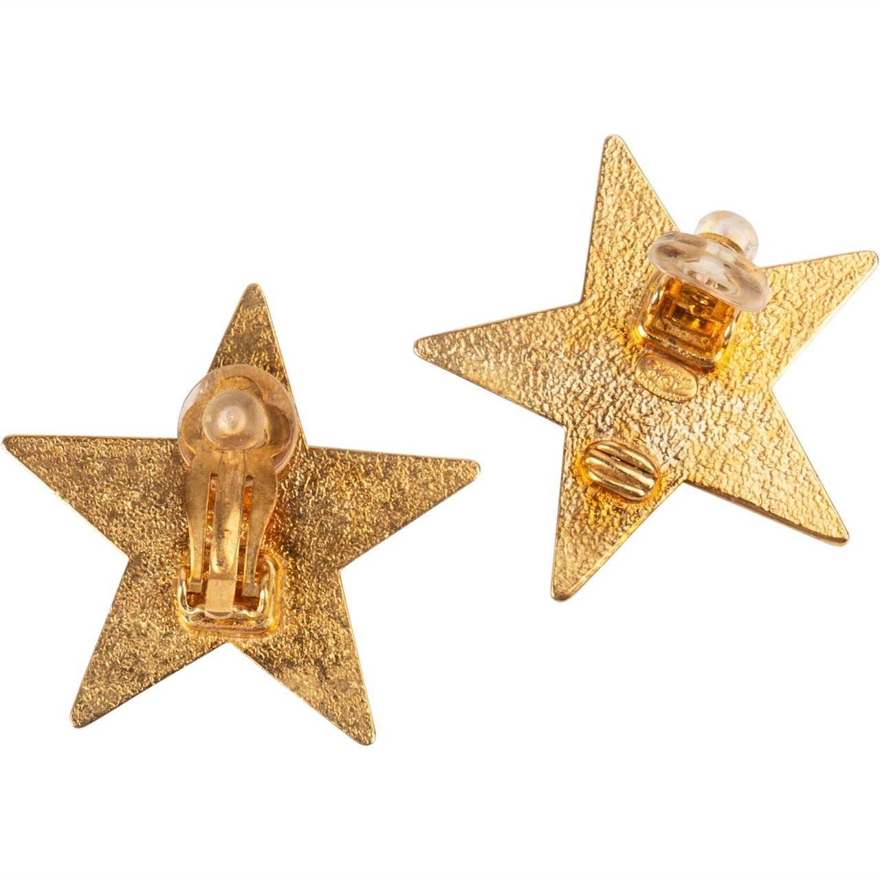 Chanel Chanel Golden Star Clip-On Earrings Goud