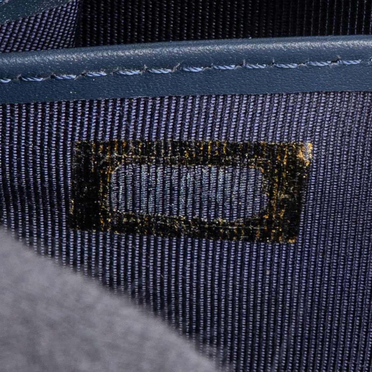 Chanel Chanel Quilted Patent Leather CC CC Wallet Navy