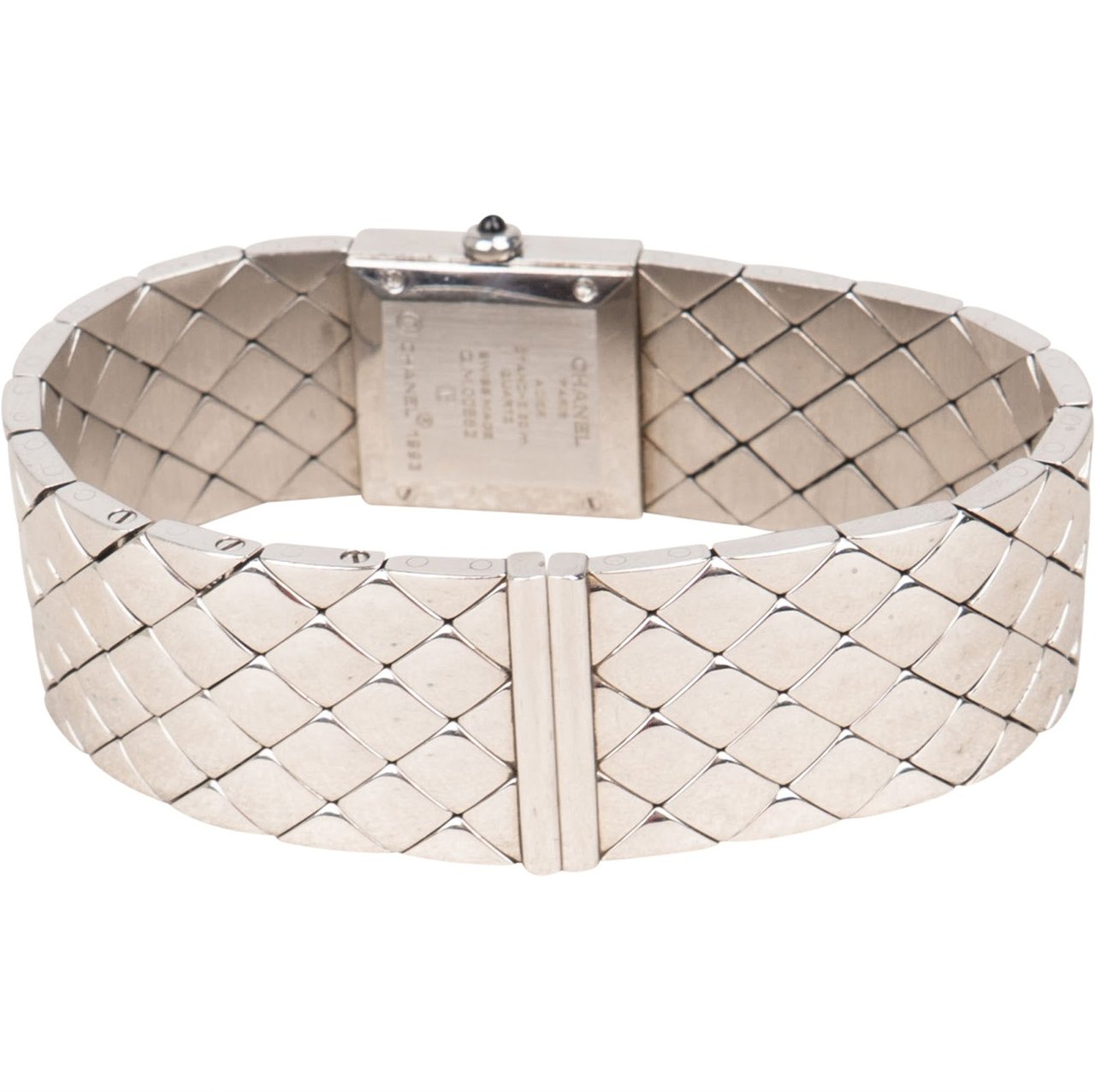 Chanel Chanel Silver Tone Matelasse Coco H0009 Women Watch Divers