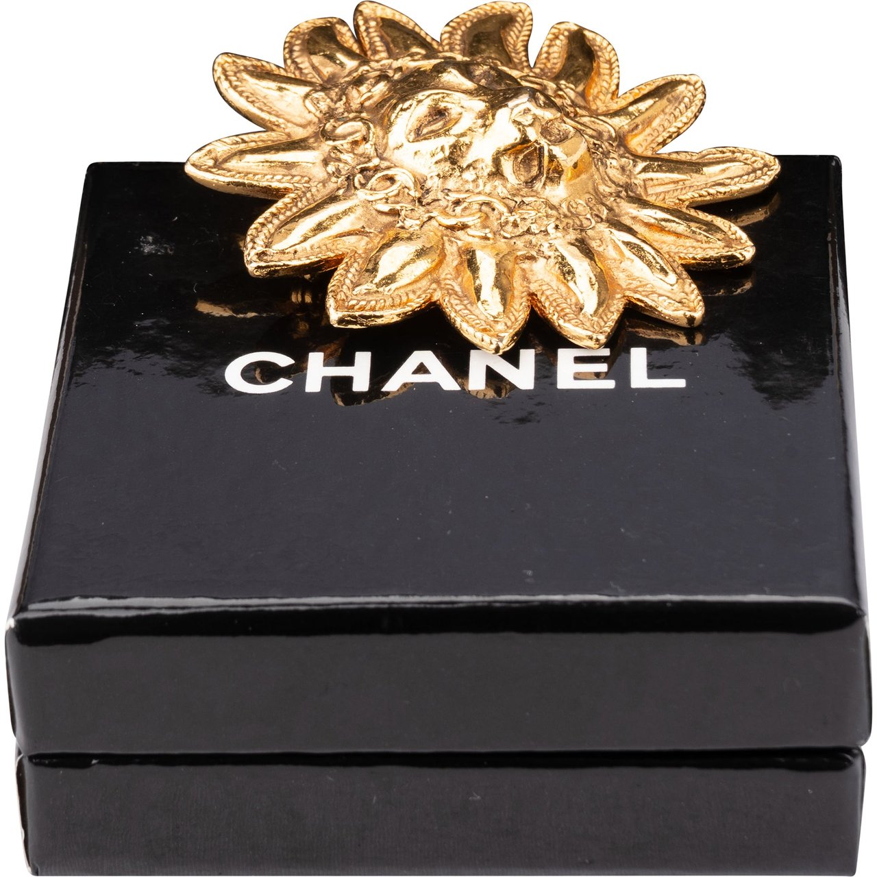 Chanel Chanel Plated Lion Brooch Divers