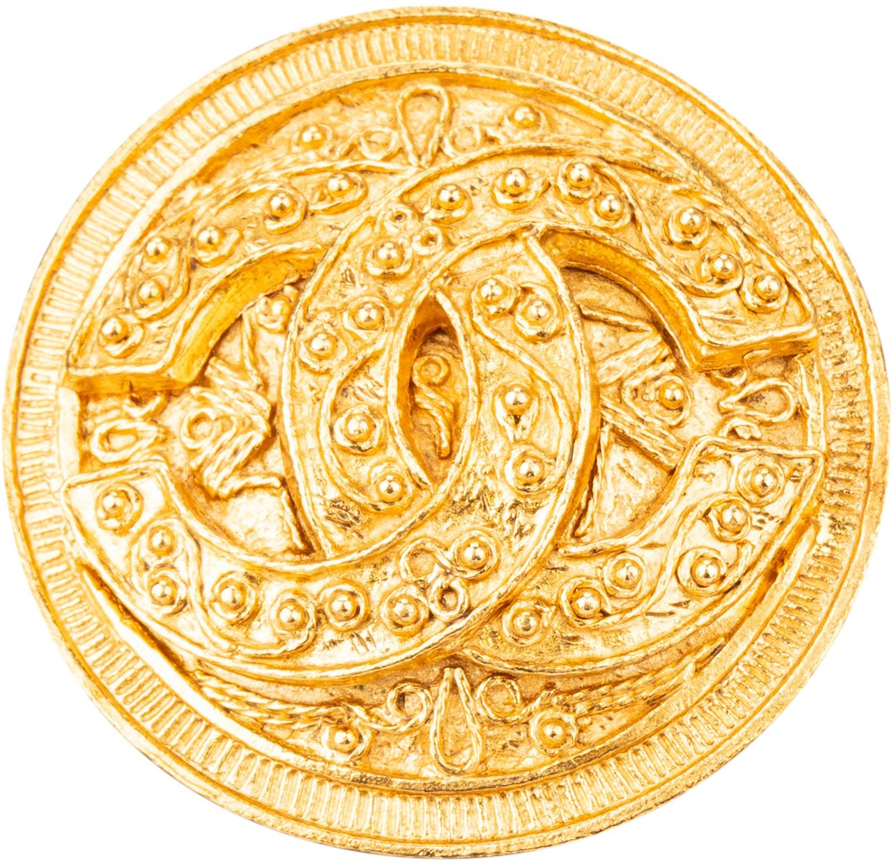 Chanel Chanel Golden Coco Mark Brooch Divers