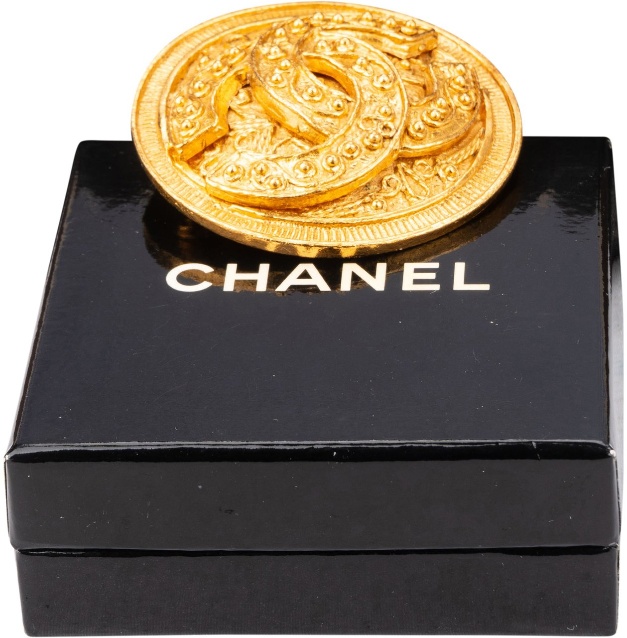 Chanel Chanel Golden Coco Mark Brooch Divers