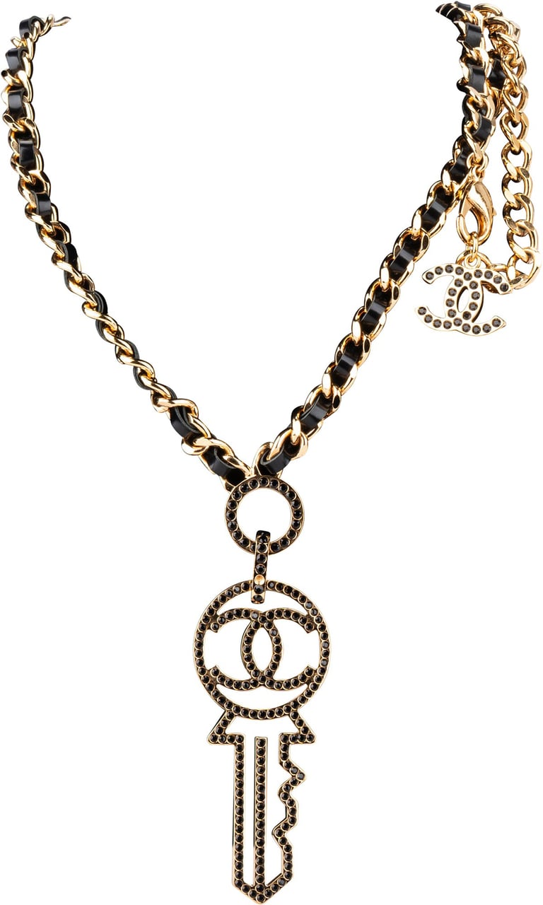 Chanel Chanel Crystal Key Necklace Divers