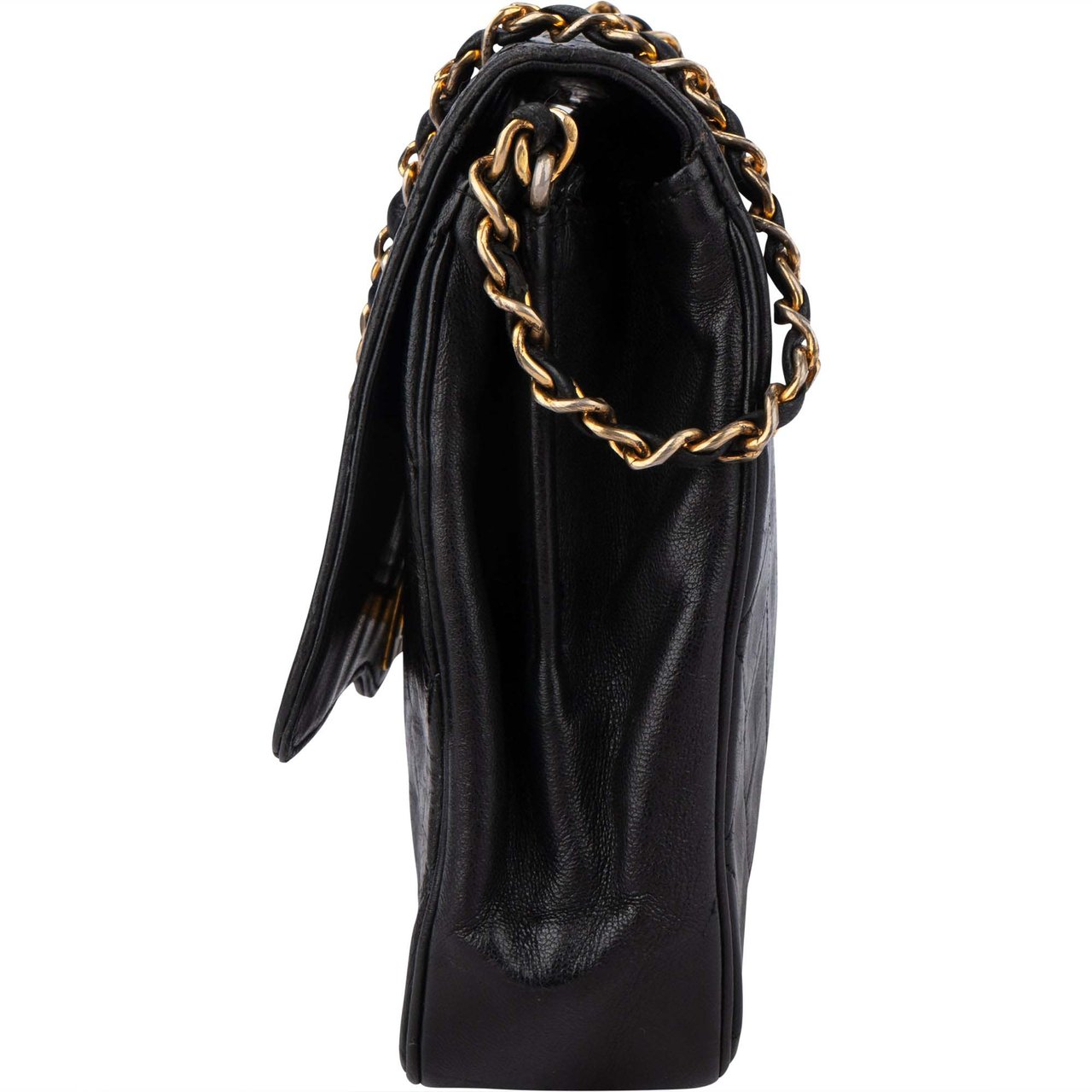 Chanel Chanel Quilted Lambskin 24K Gold Single Flap Divers