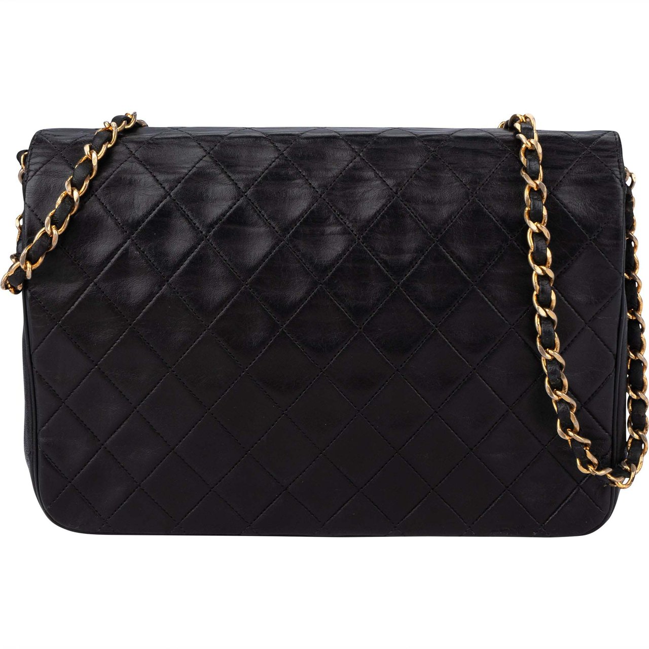 Chanel Chanel Quilted Lambskin 24K Gold Single Flap Divers
