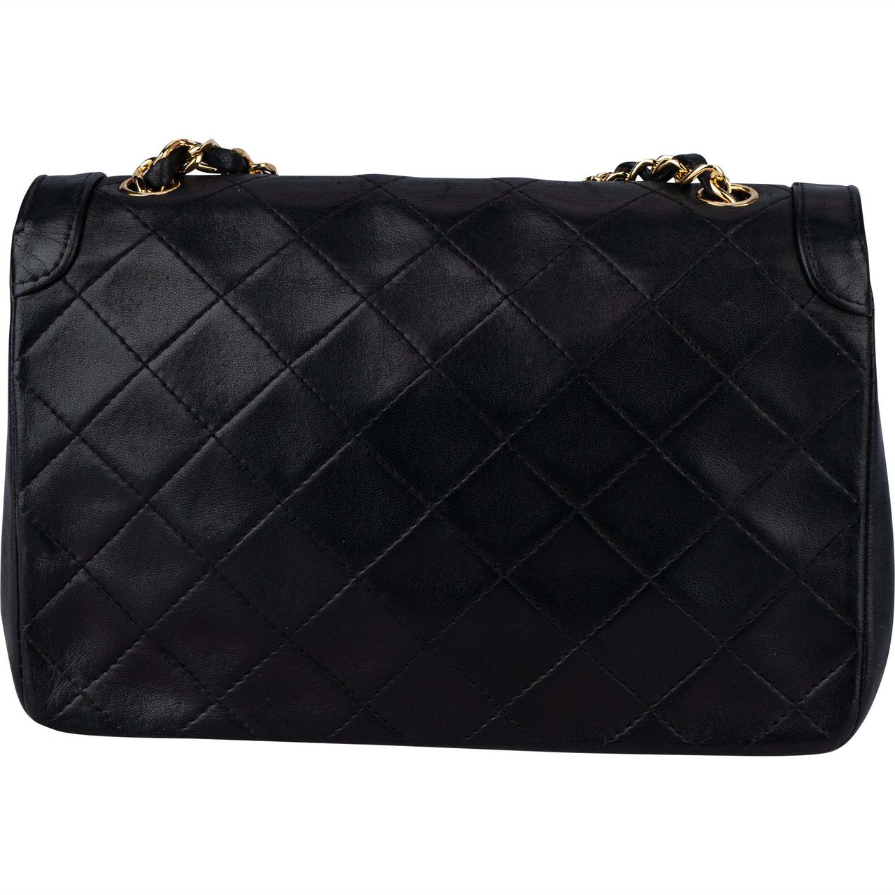 Chanel Chanel Quilted Lambskin 24K Gold Single Flap Crossbody Bag Divers