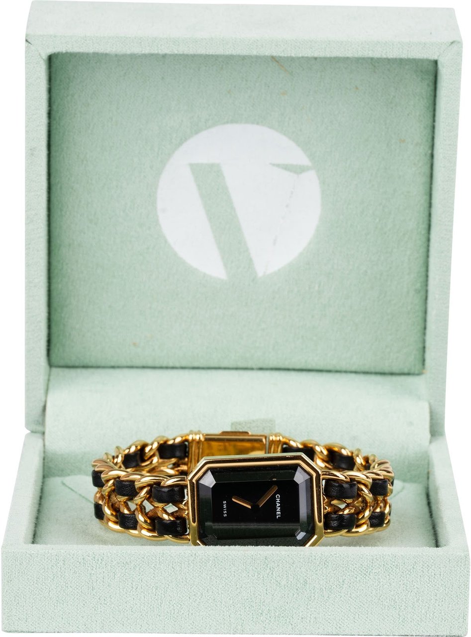 Chanel Chanel Gold Tone Première Watch (M) H0001 Women Watch Goud