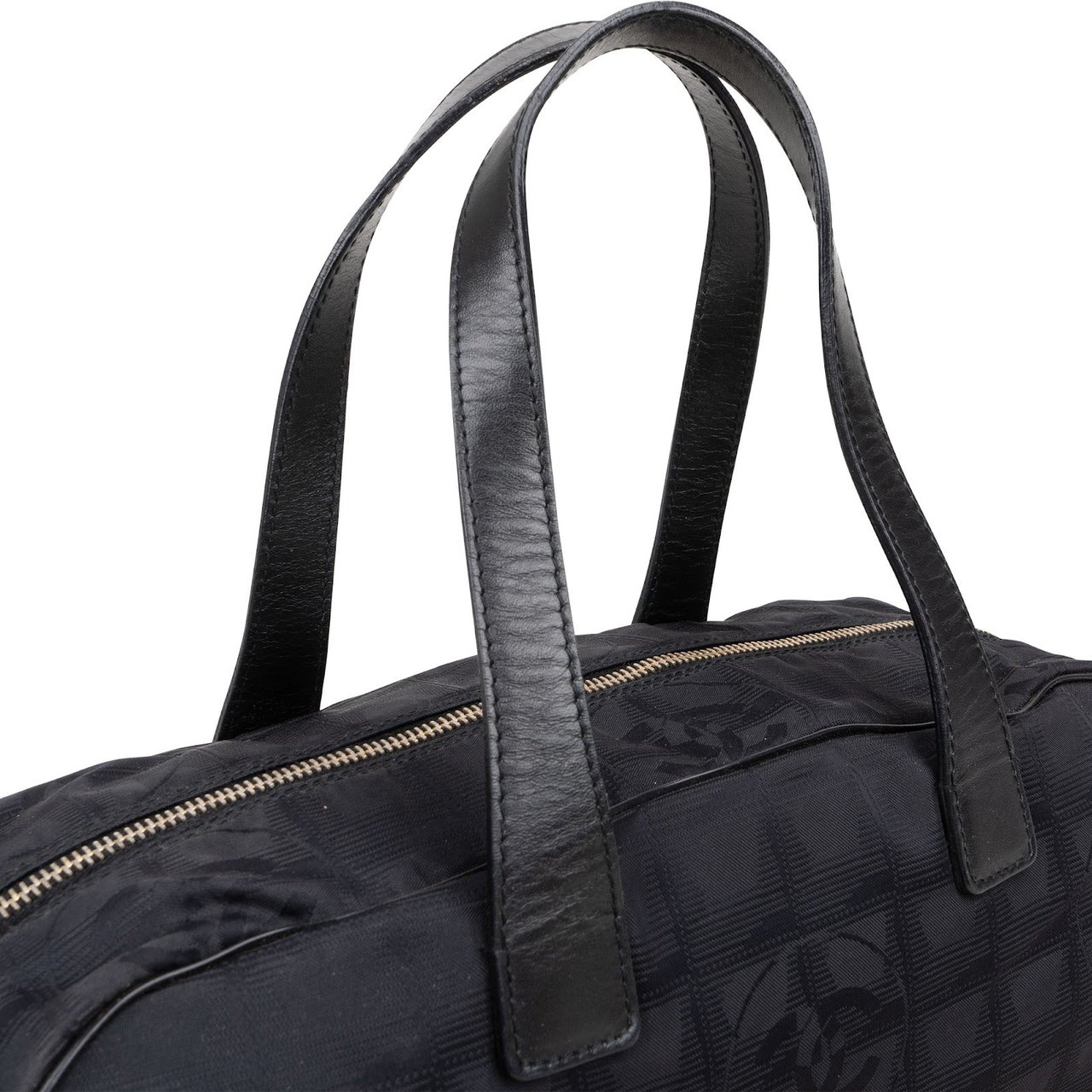 Chanel Chanel Travel Line Monogram Handbag Zwart