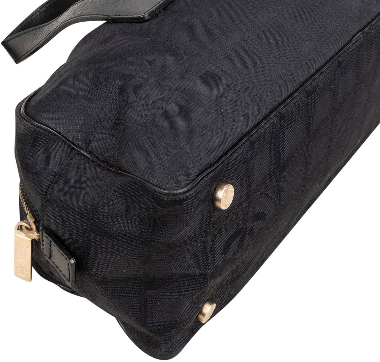 Chanel Chanel Travel Line Monogram Handbag Zwart