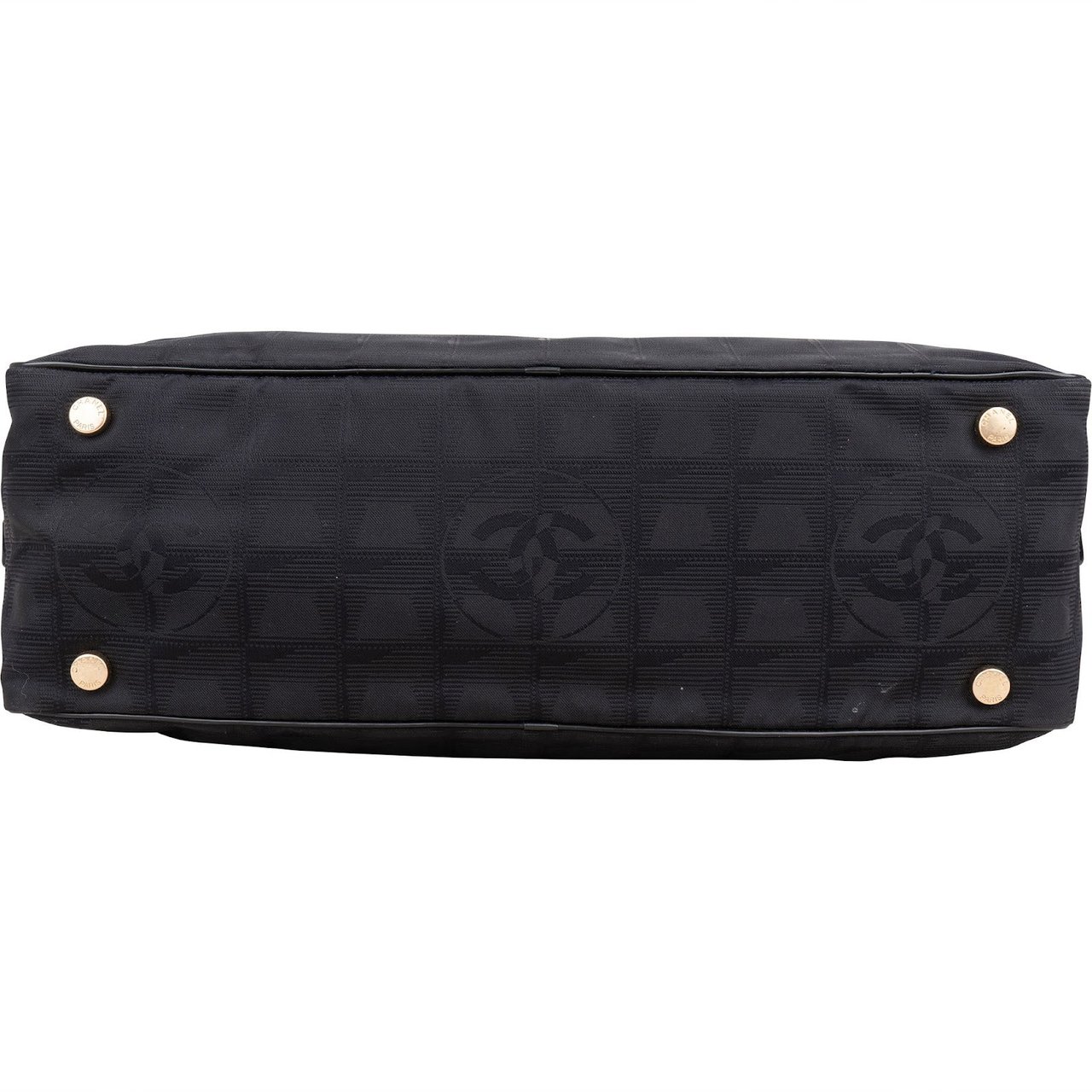 Chanel Chanel Travel Line Monogram Handbag Zwart