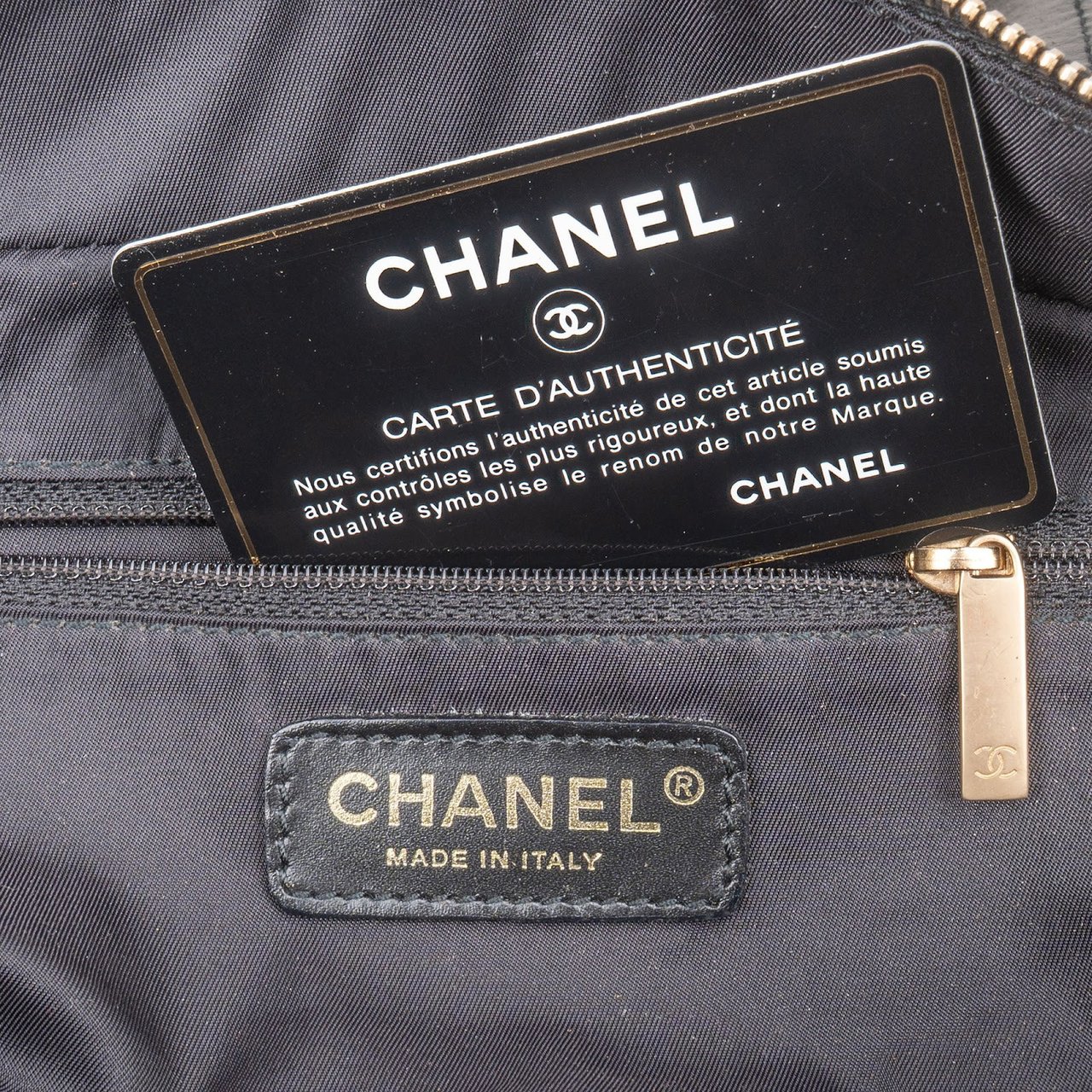 Chanel Chanel Travel Line Monogram Handbag Zwart