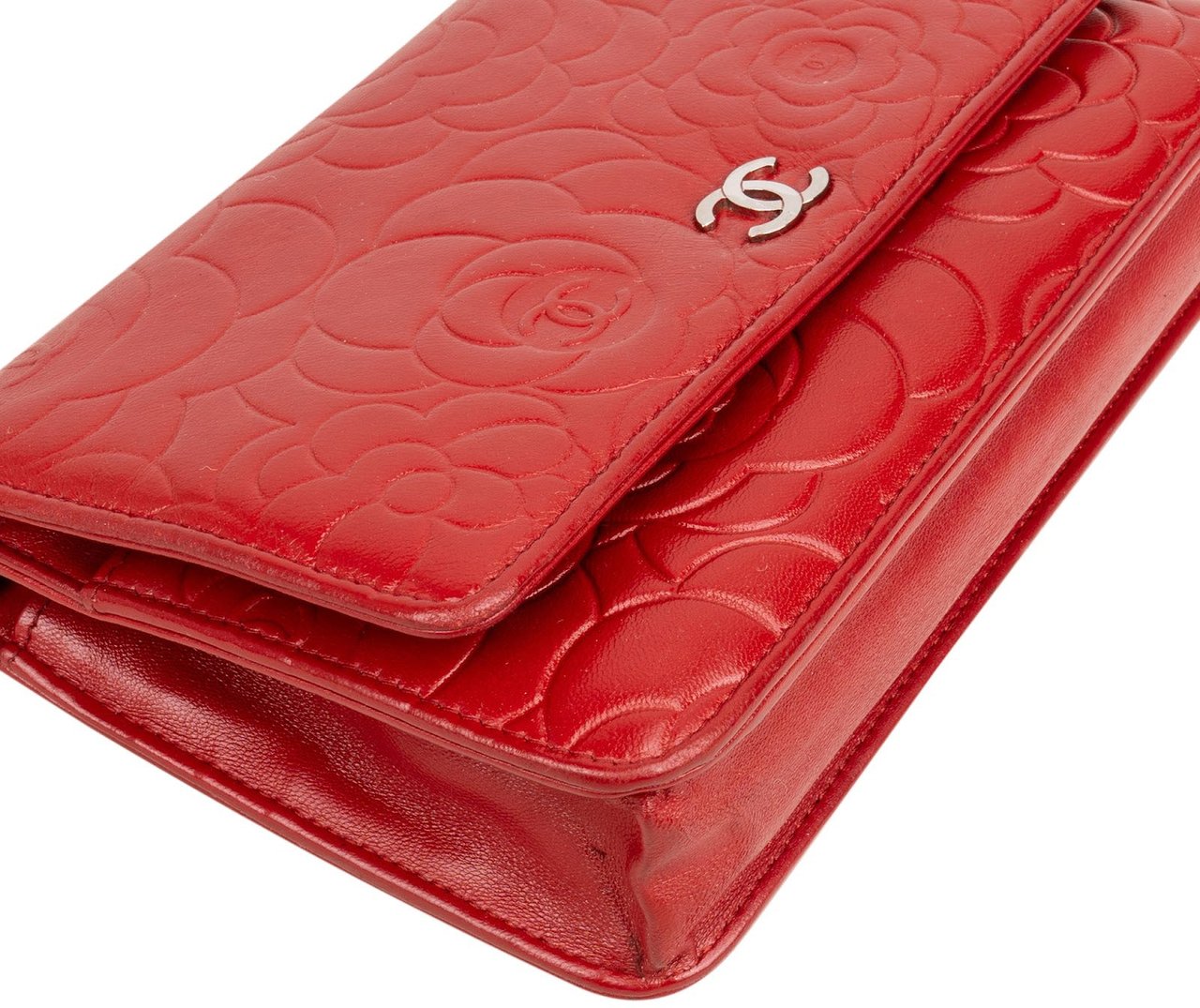 Chanel Chanel Leather Leather Wallet On Chain Crossbody Bag Rood