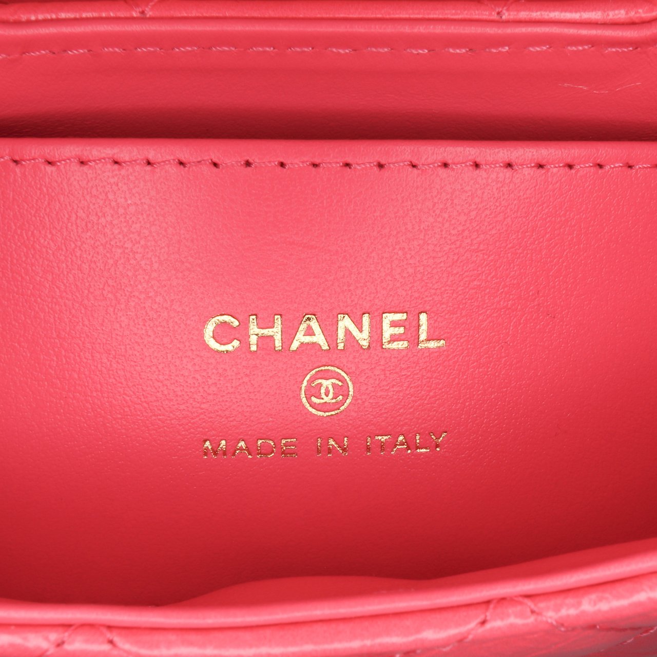 Chanel Mini Nano Aged Calfskin Kelly Shopper Bag Roze