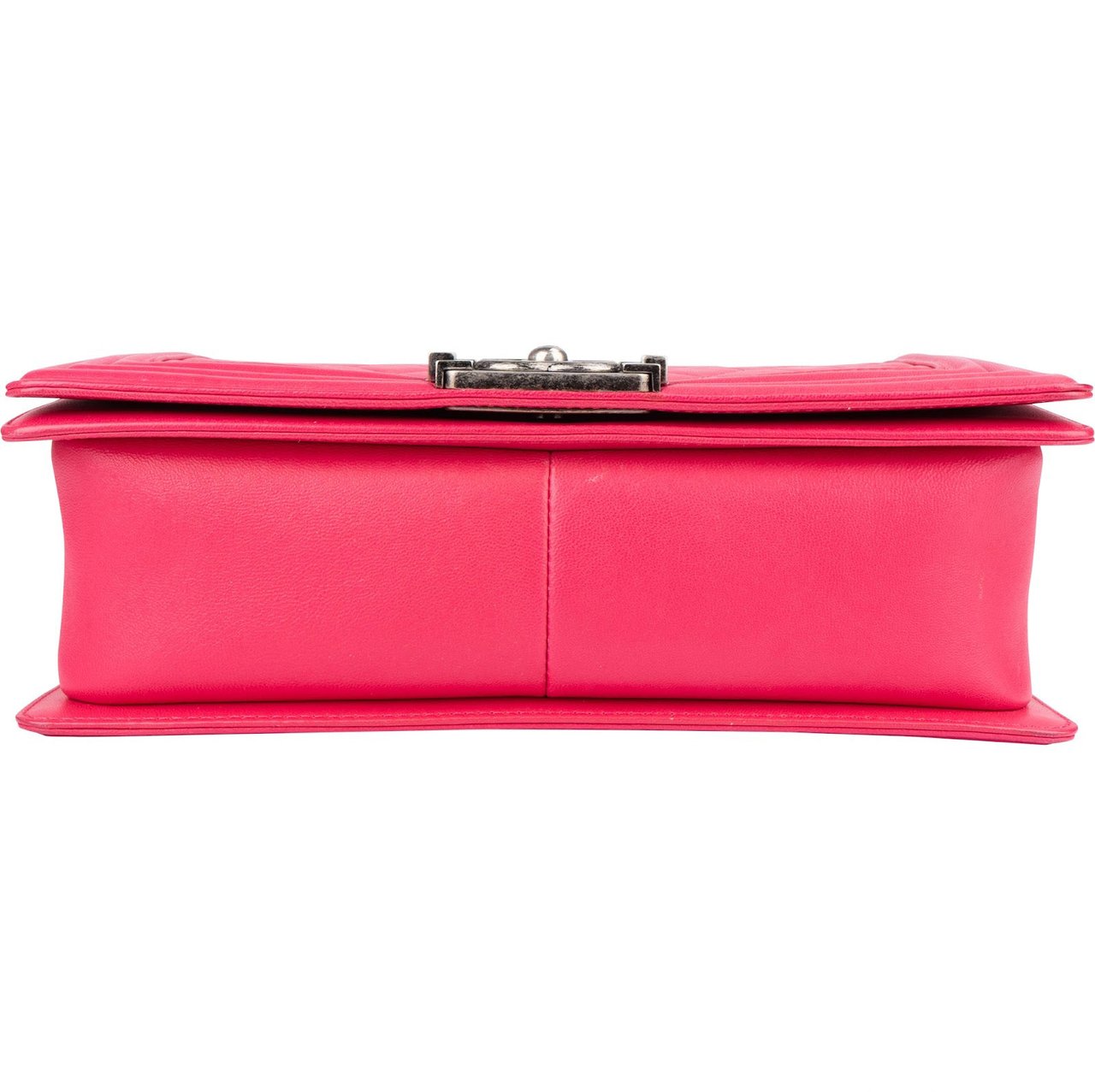 Chanel Quilted Lambskin Single Flap Boy Crossbody Bag Rood