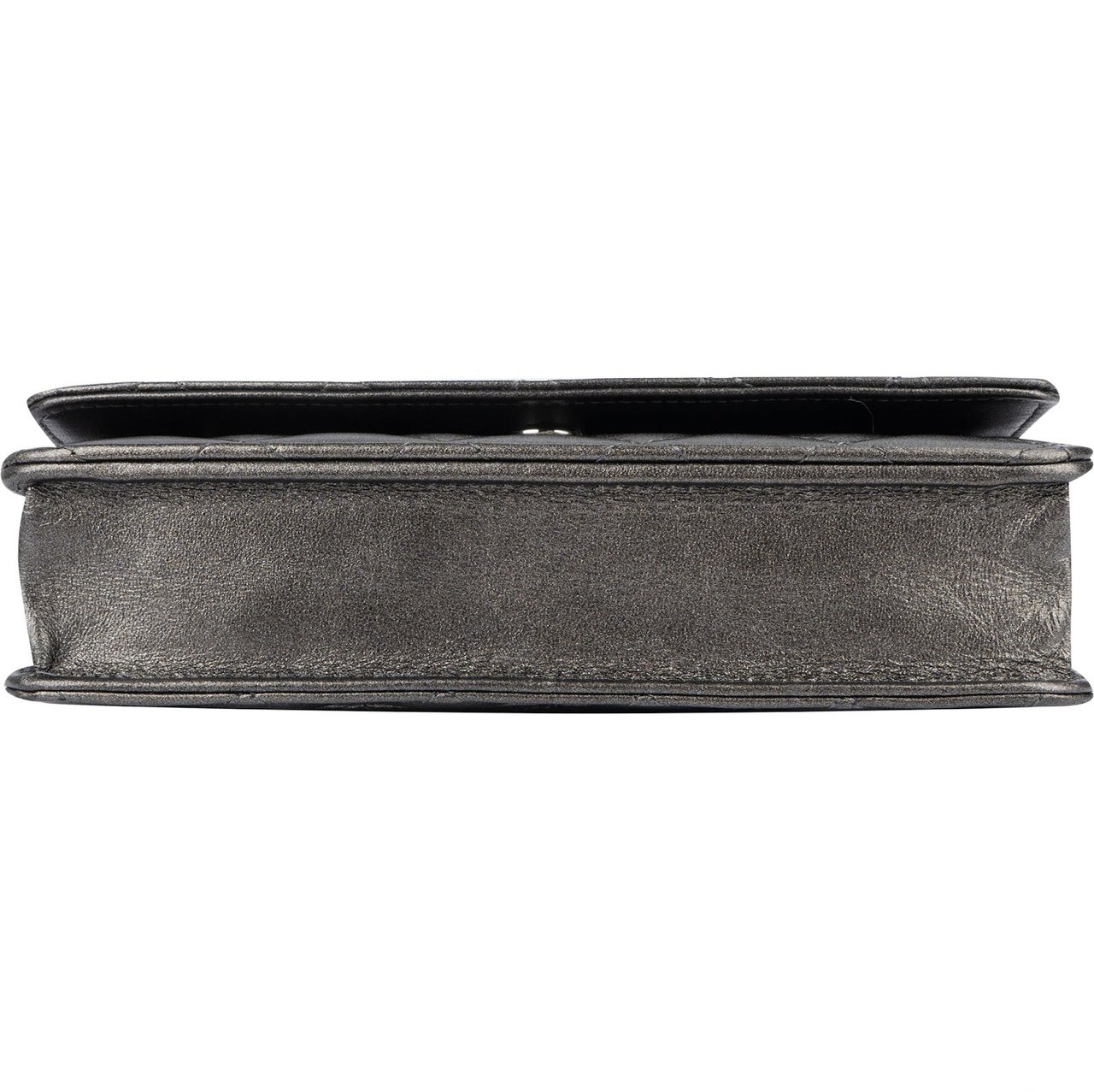 Chanel Quilted Metallic Lambskin Leather Wallet On Chain Crossbody Bag Divers