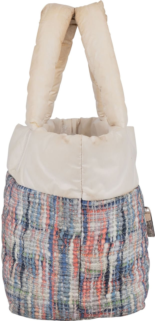 Chanel Nylon Tweed Look Coco Cocoon Tote Handbag Divers