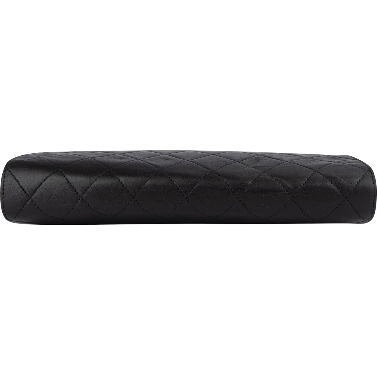 Chanel Chanel Quilted Lambskin 24K Gold Vintage Crossbody Bag Zwart