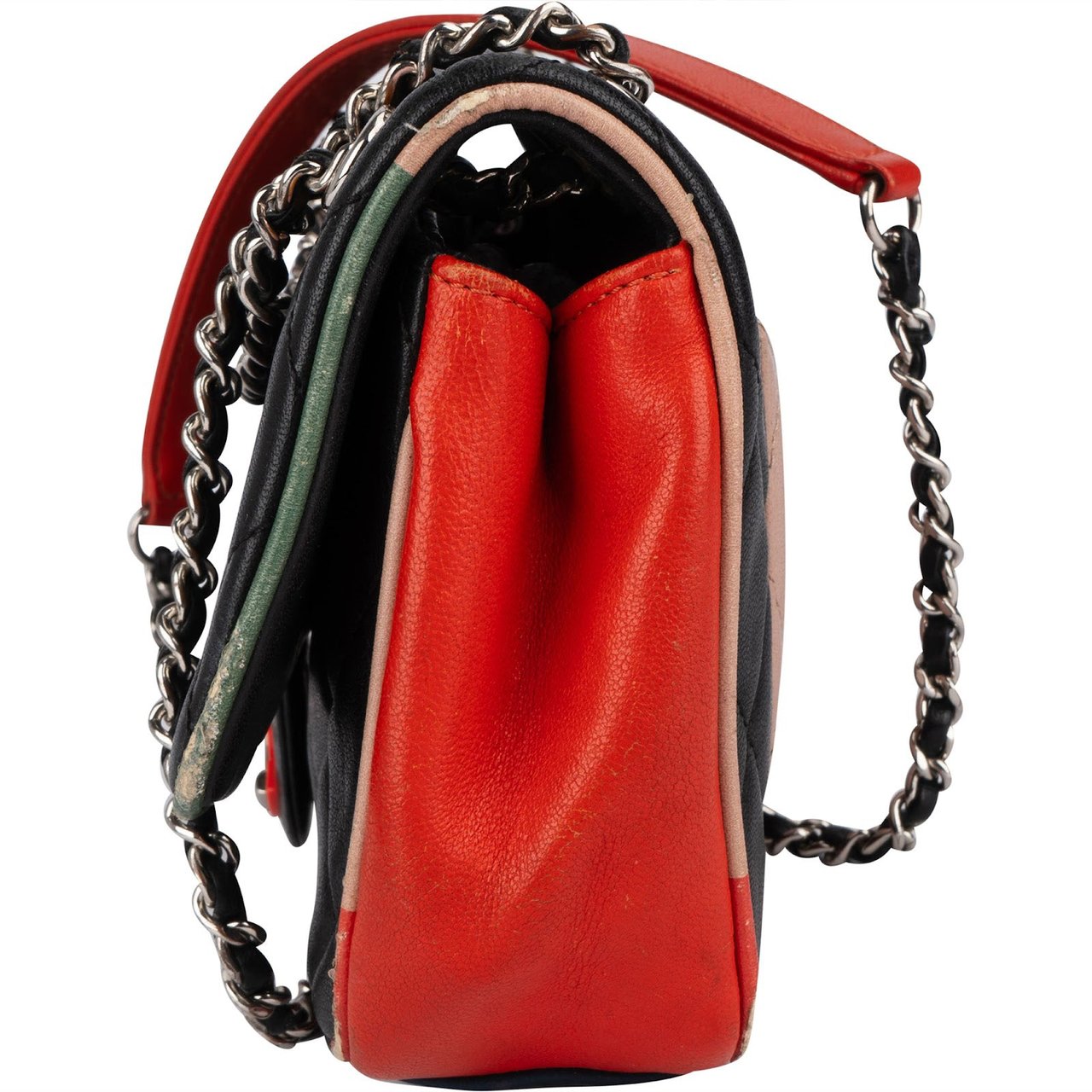 Chanel Chanel Quilted Lambskin Cuba Multicolor Medium Single Flap Crossbody Bag Divers