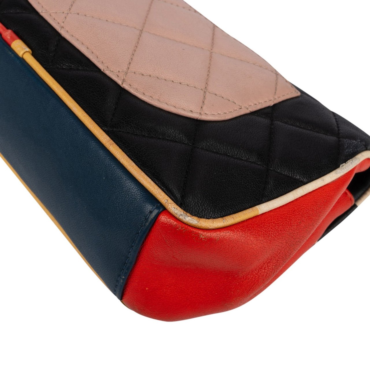 Chanel Chanel Quilted Lambskin Cuba Multicolor Medium Single Flap Crossbody Bag Divers