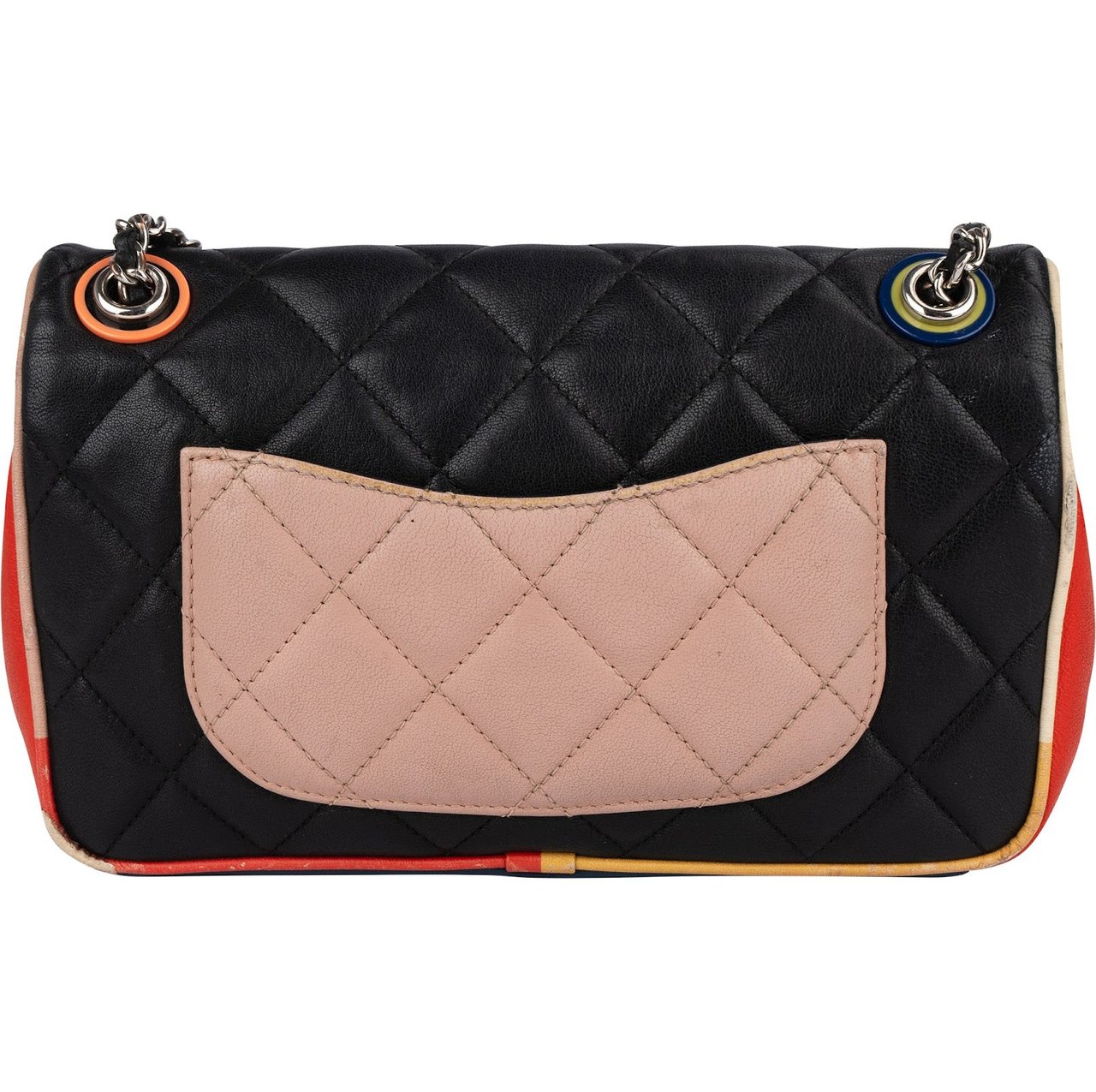 Chanel Chanel Quilted Lambskin Cuba Multicolor Medium Single Flap Crossbody Bag Divers