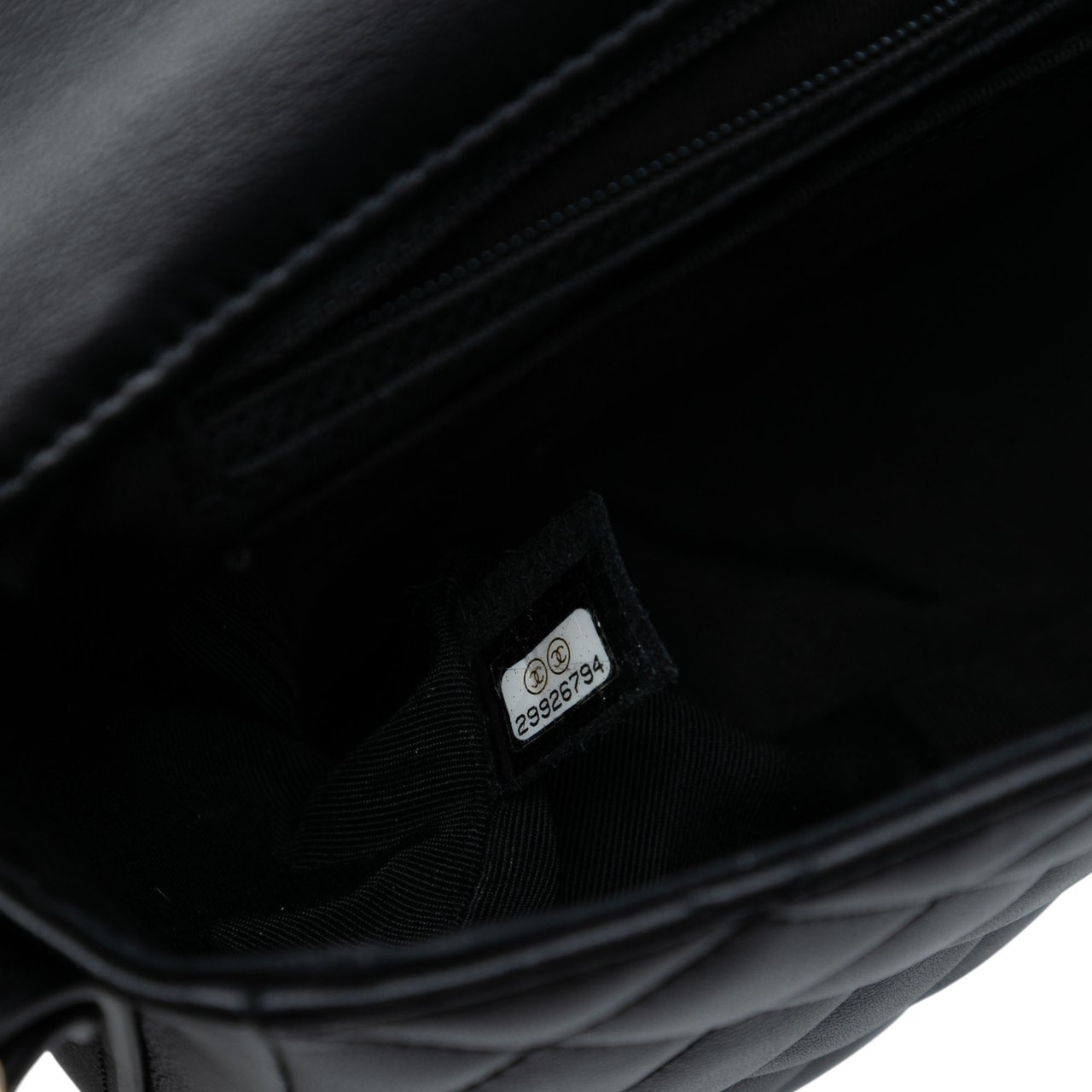 Chanel Quilted Calfskin Bolero de Chanel Flap Zwart