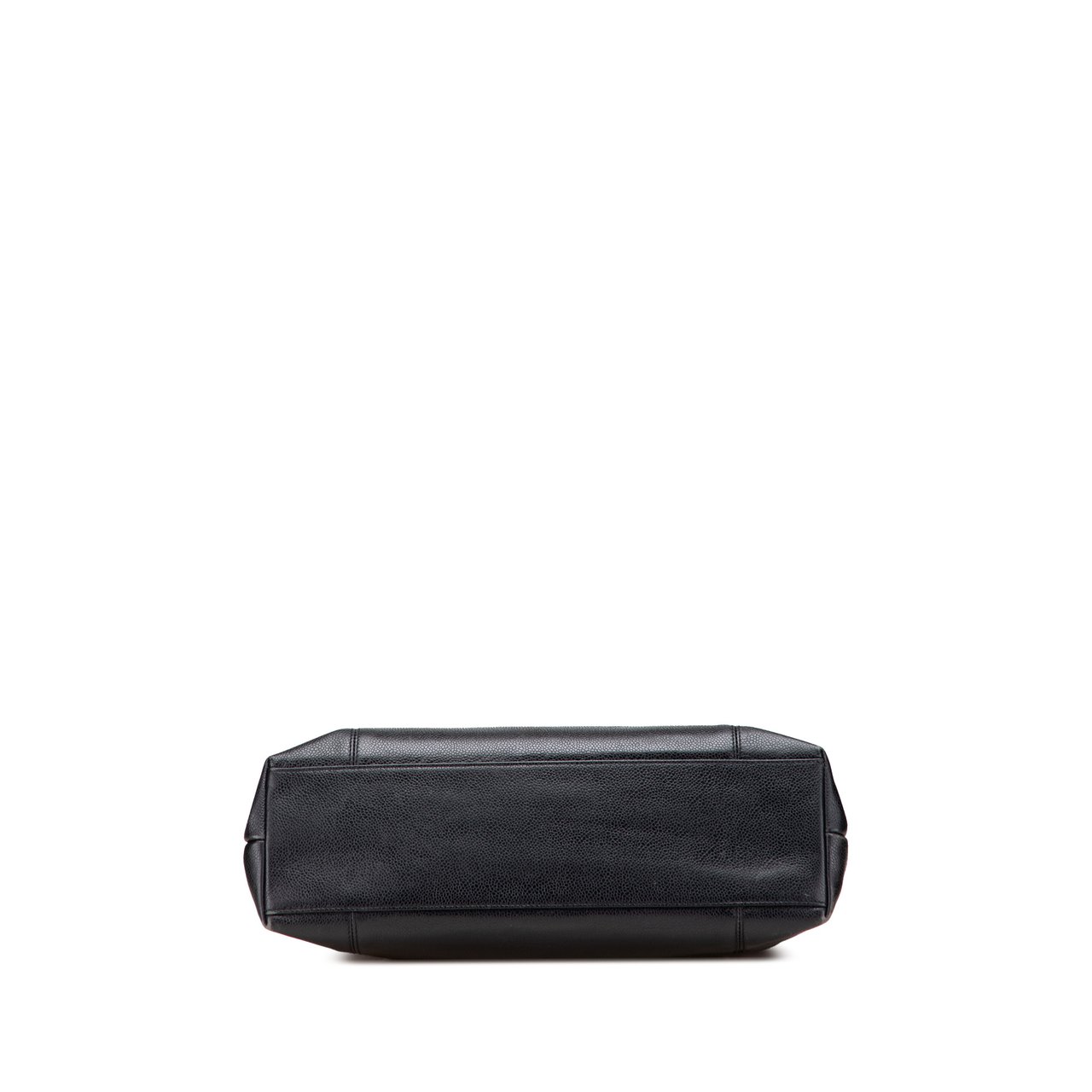 Chanel Caviar LAX Embroidered Logo Tote Zwart