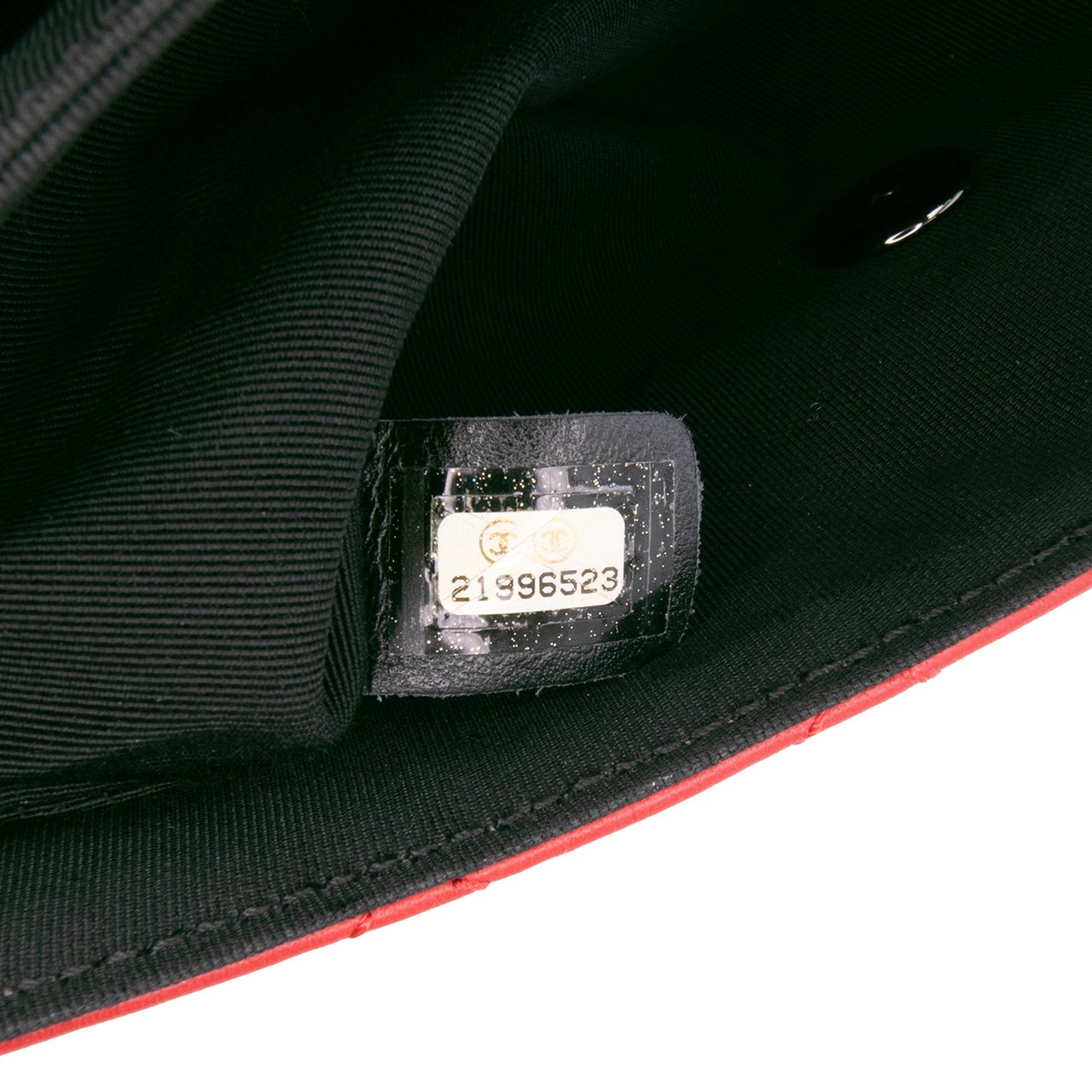Chanel Medium Quilted Lambskin Grosgrain Two Tone Flap Rood