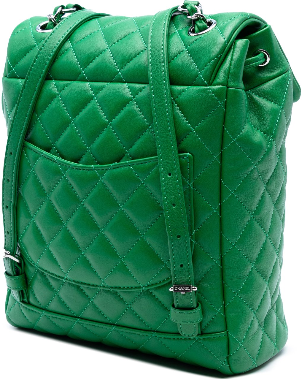 Chanel Small Lambskin Urban Spirit Backpack Groen