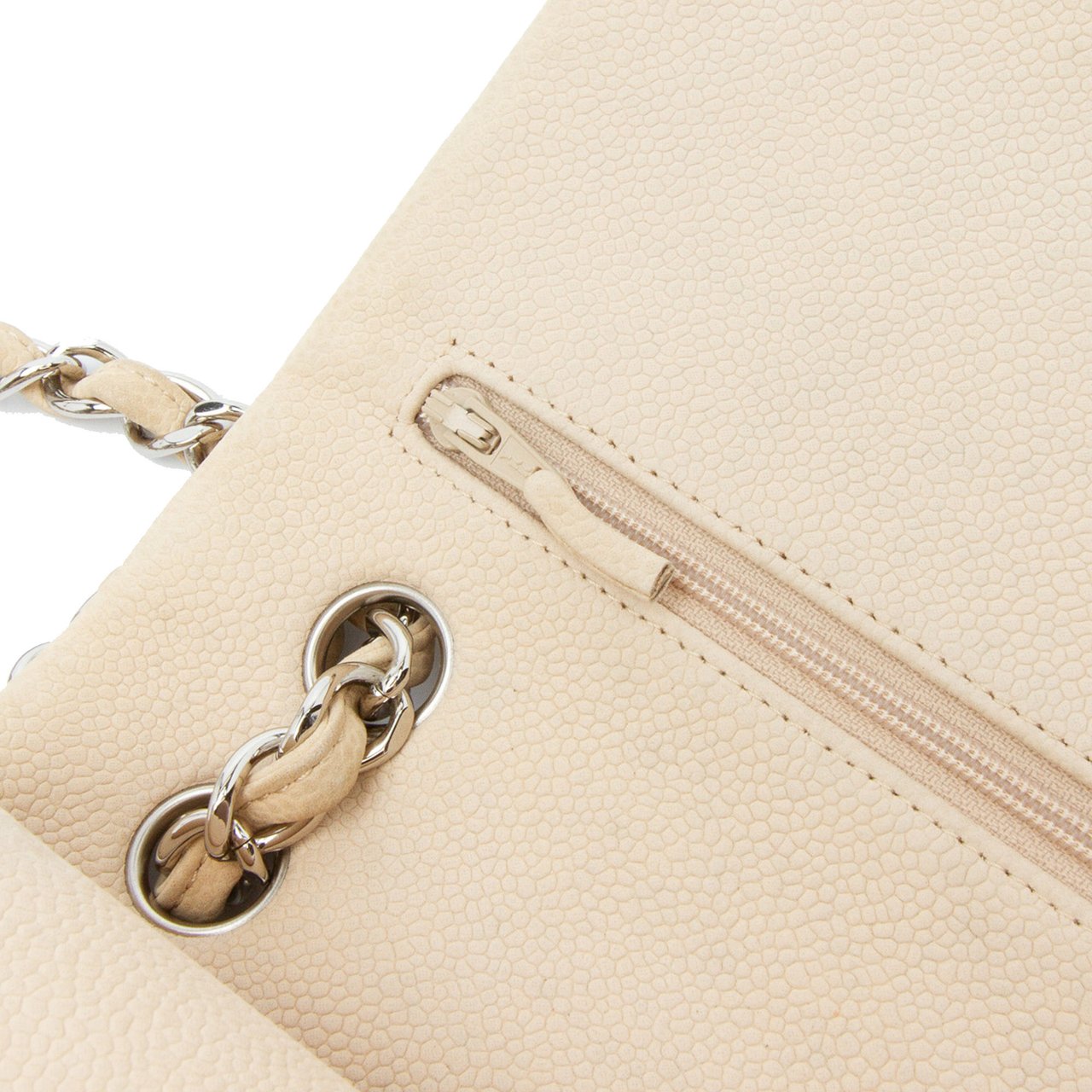 Chanel Jumbo Classic Caviar Double Flap Bruin