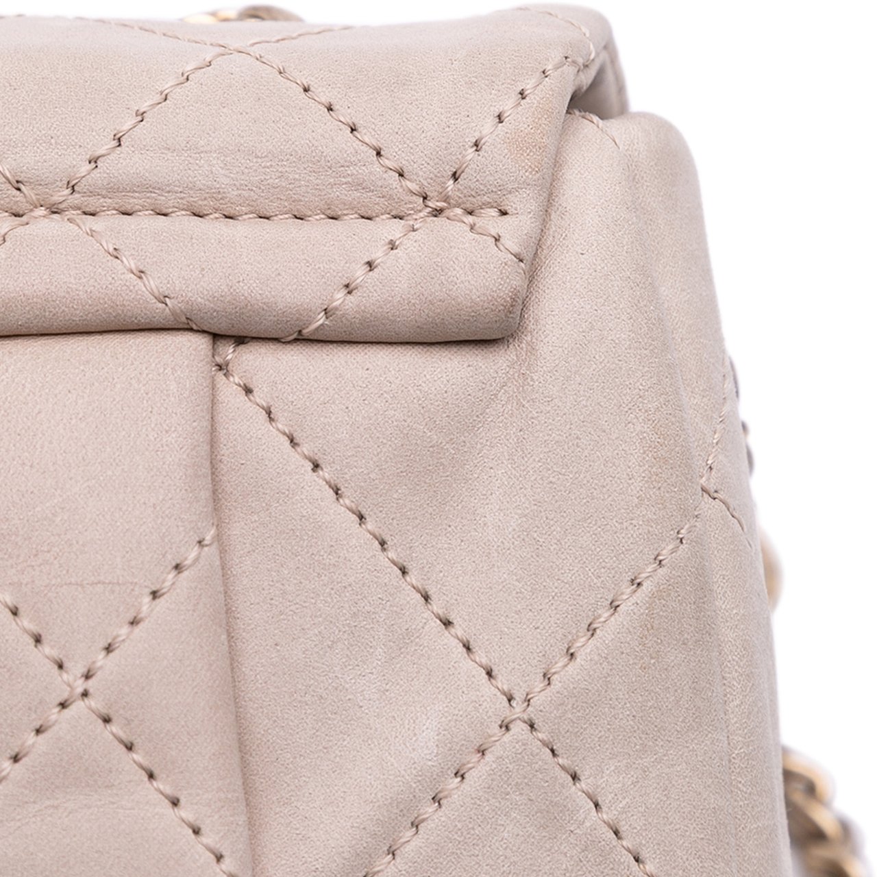 Chanel Small Aged Calfskin Chic Quilt Flap Bruin