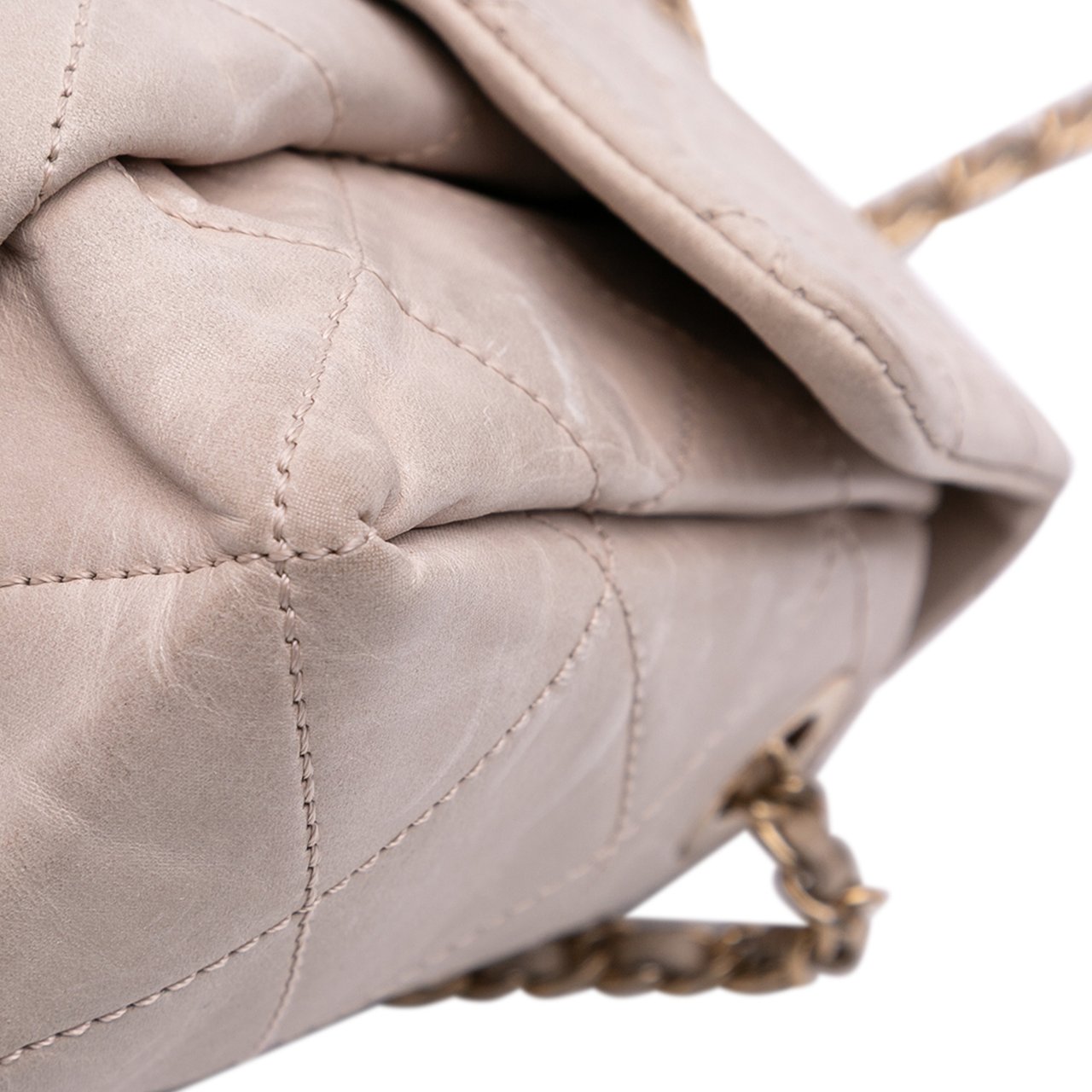 Chanel Small Aged Calfskin Chic Quilt Flap Bruin