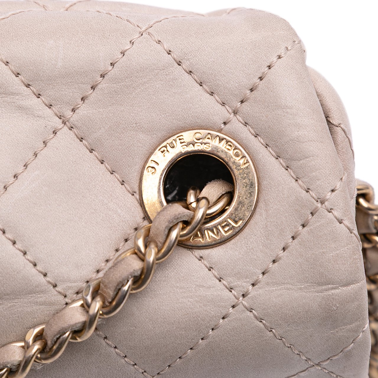 Chanel Small Aged Calfskin Chic Quilt Flap Bruin