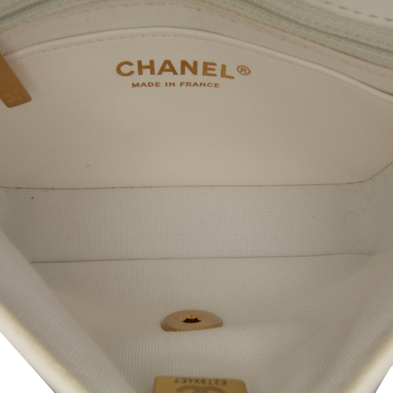 Chanel Mini Square Classic Lambskin Casino Royale Charms Single Flap Wit