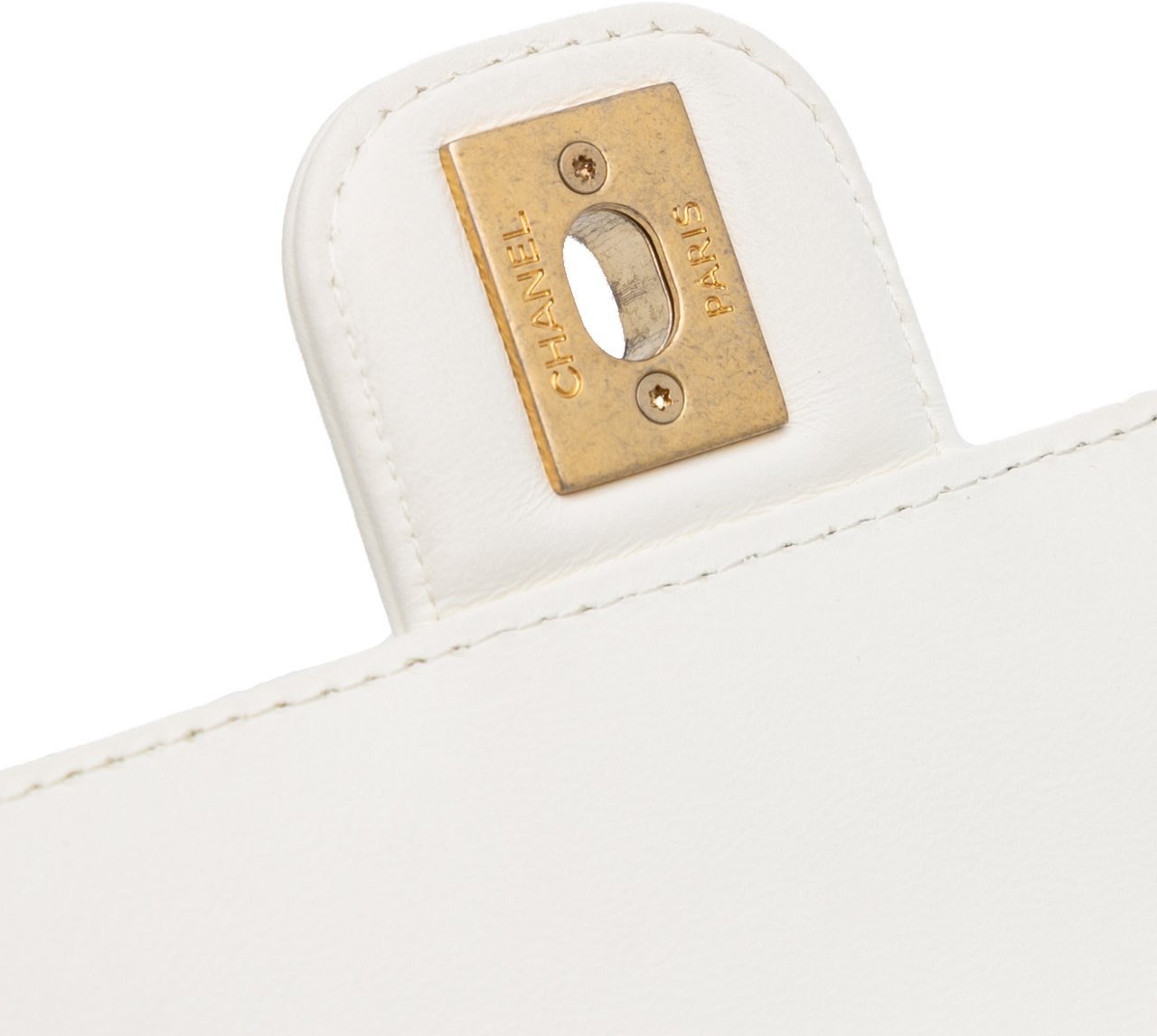 Chanel Mini Square Classic Lambskin Casino Royale Charms Single Flap Wit