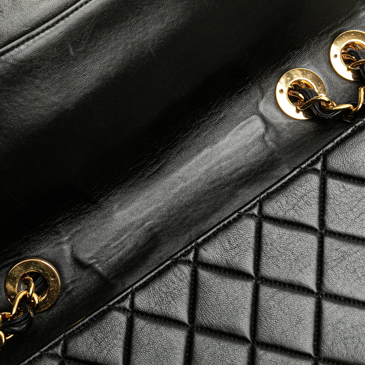Chanel Jumbo XL Classic Lambskin Single Flap Zwart