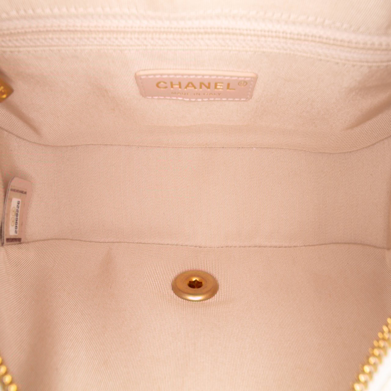 Chanel CC Quilted Caviar Turnlock Full Flap Wit