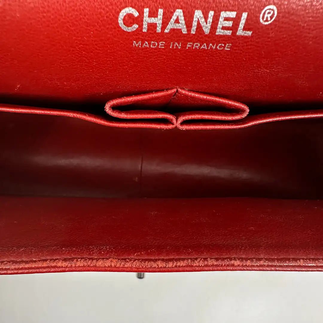 Chanel Chanel Timeless Double Flap Bag Jumbo red caviar leather / good Rood