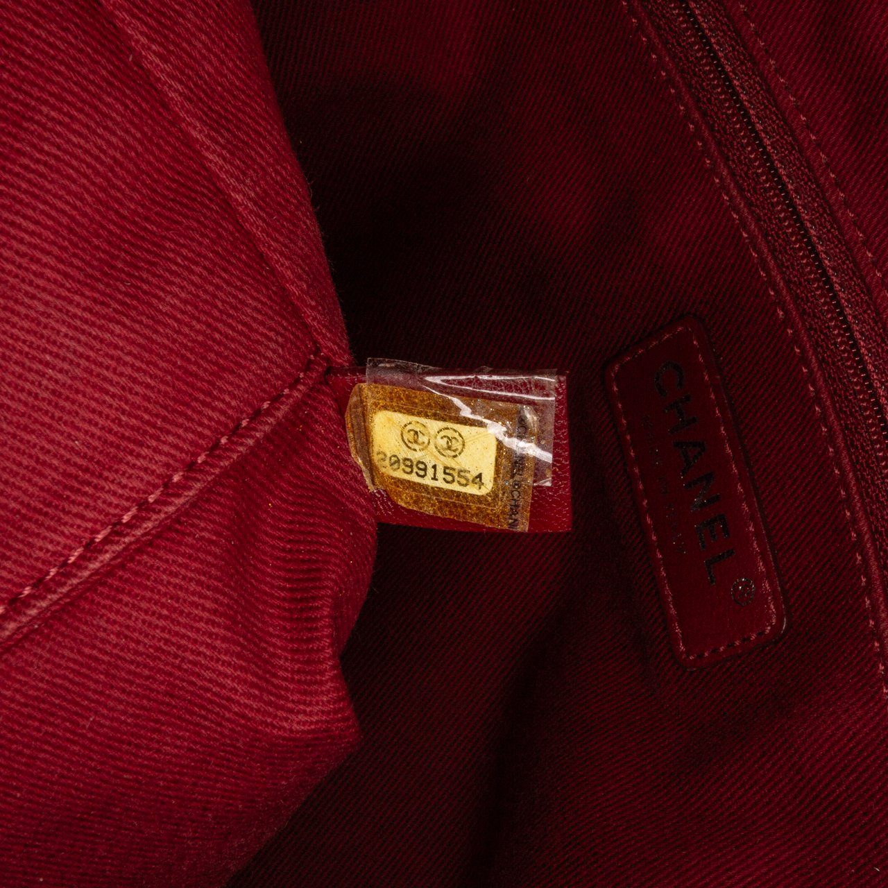 Chanel Small Mixed Fibers Deauville Tote Rood